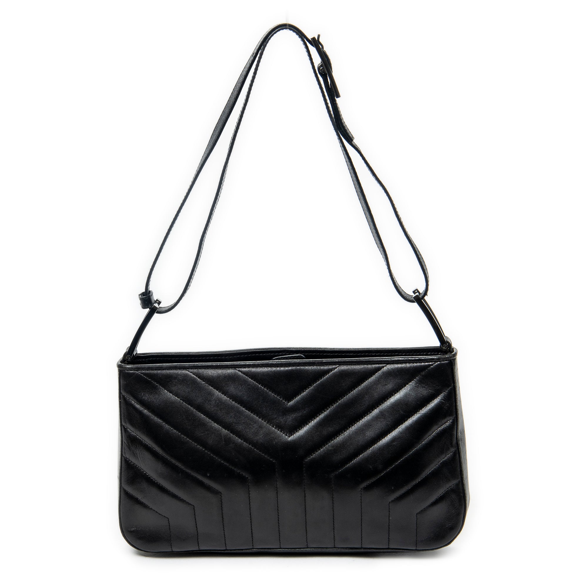 Rectangular Zip Shoulder Tote