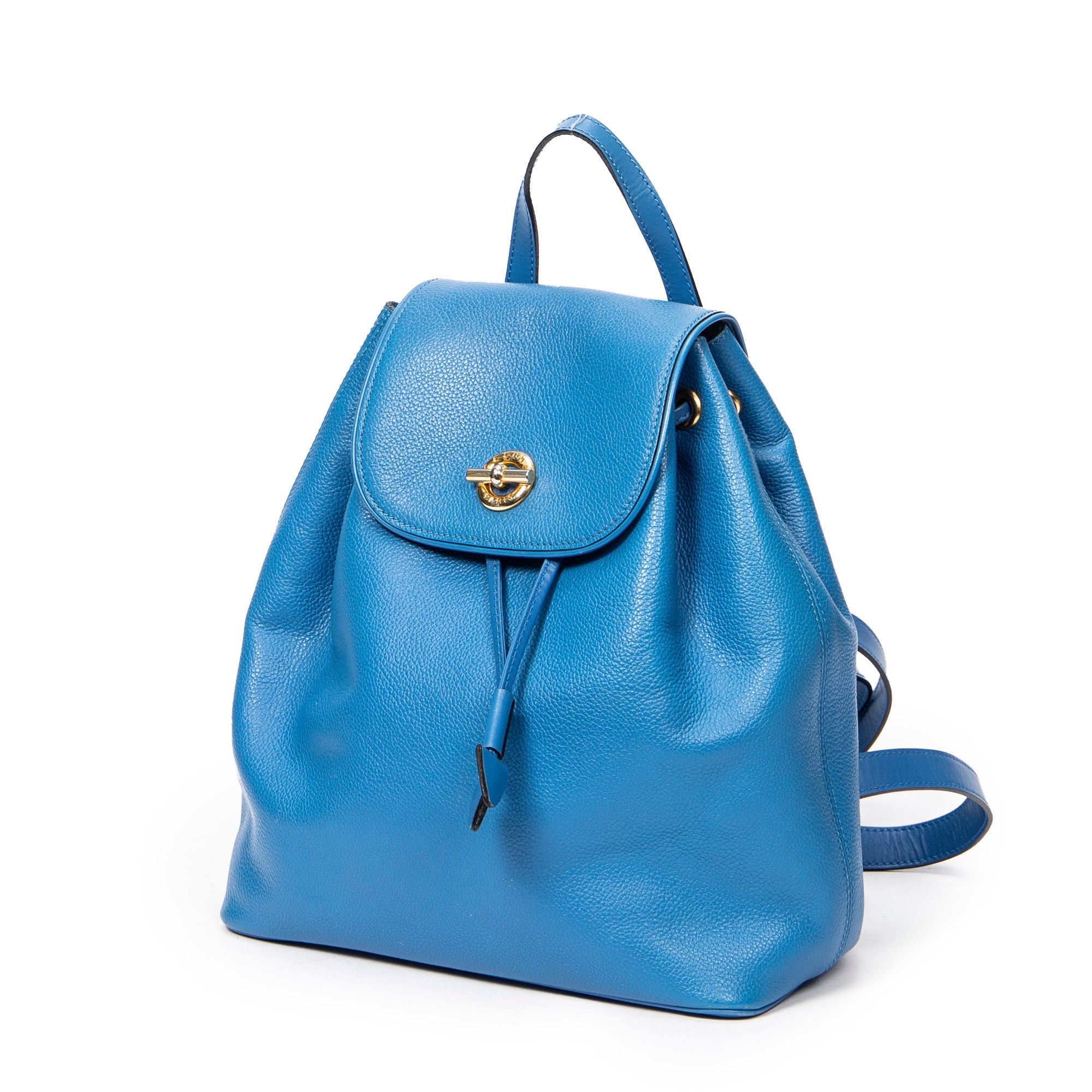 Drawstring Flap Backpack