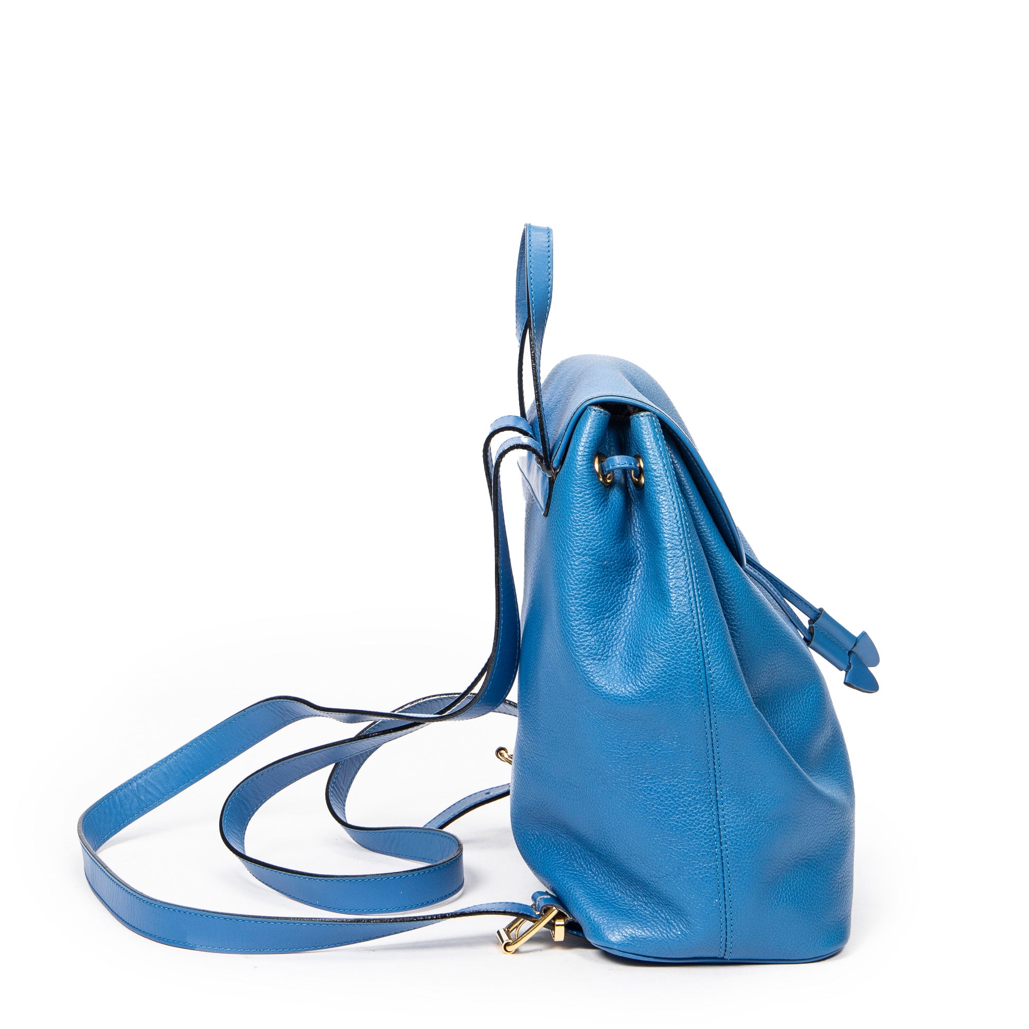 Drawstring Flap Backpack