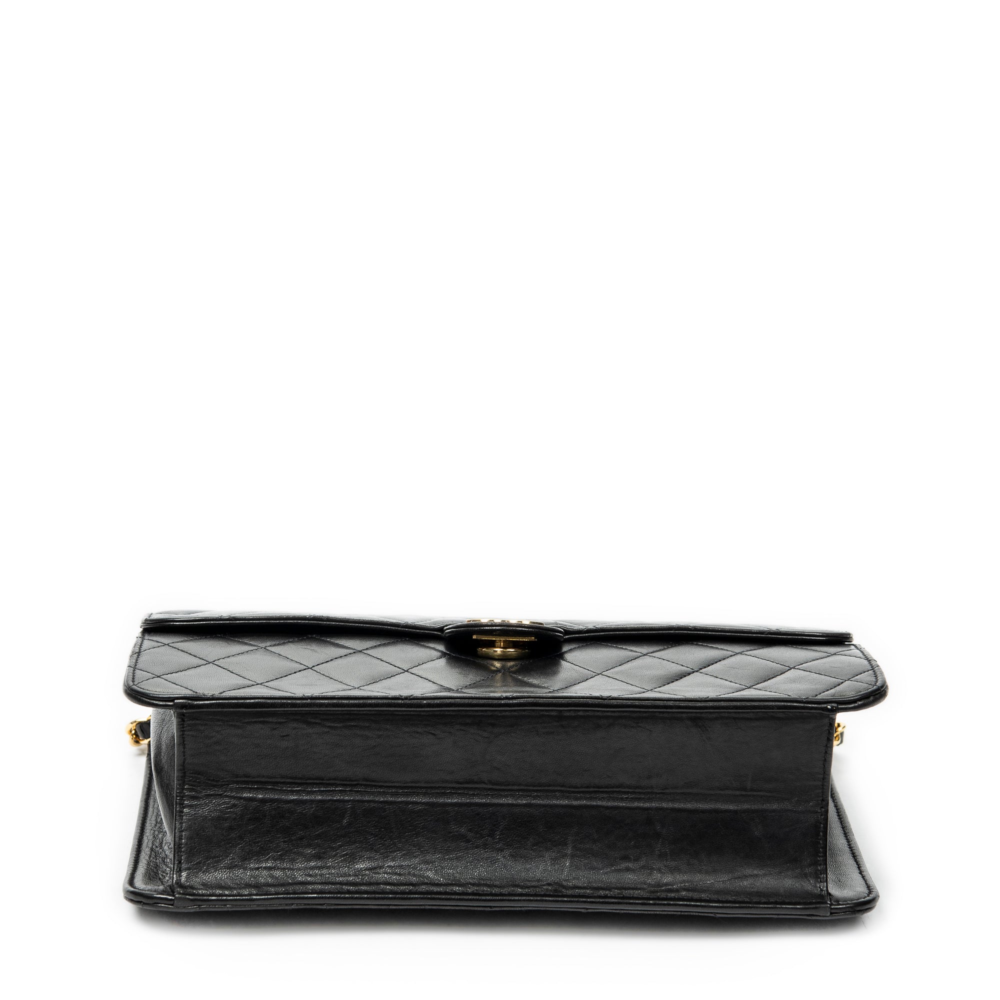Vintage Push Lock Straight Flap