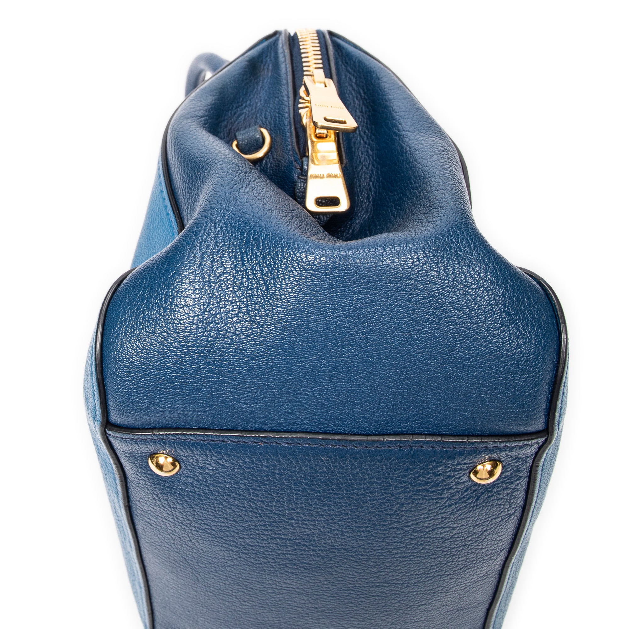 Bicolor Frame Tote