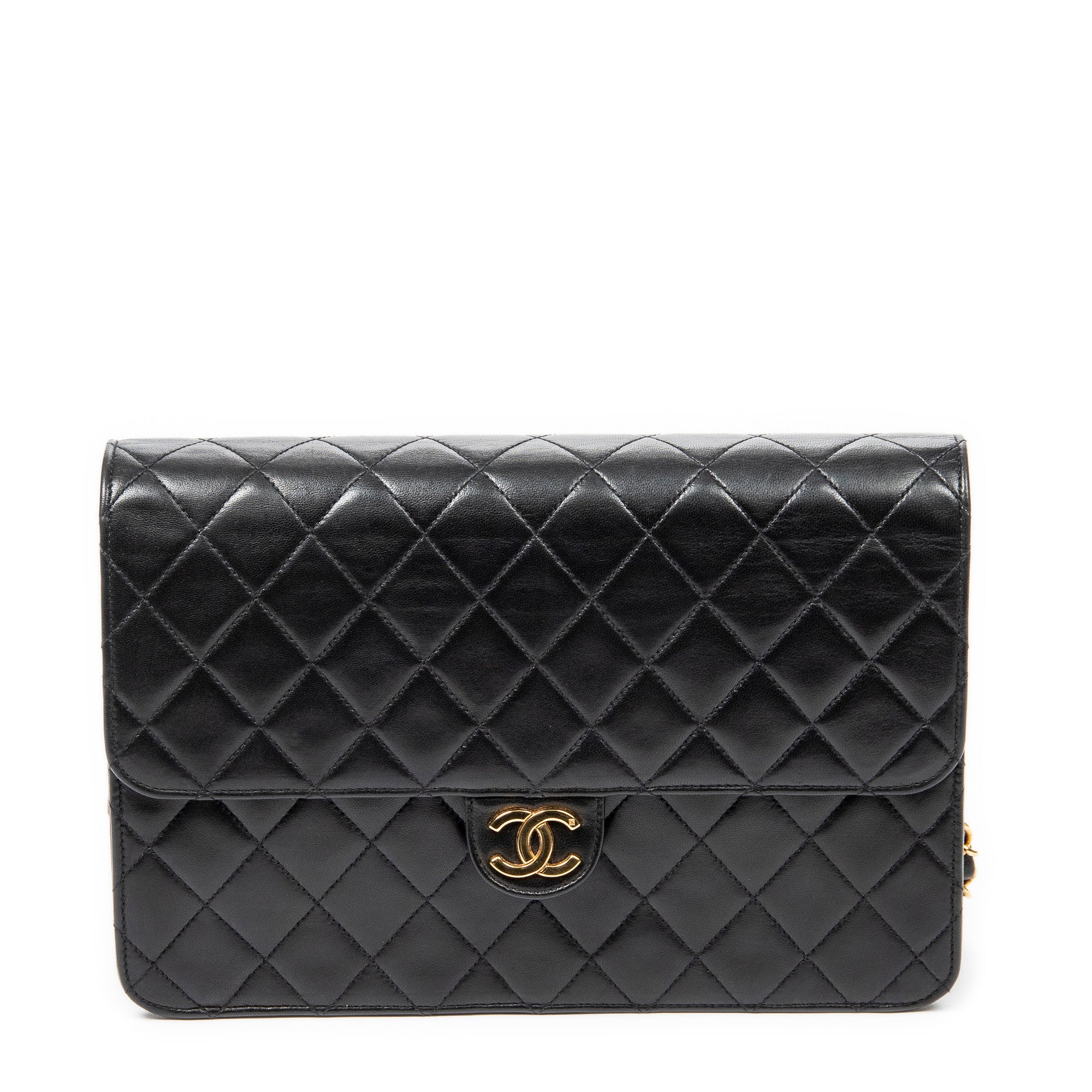 Vintage Push Lock Straight Flap