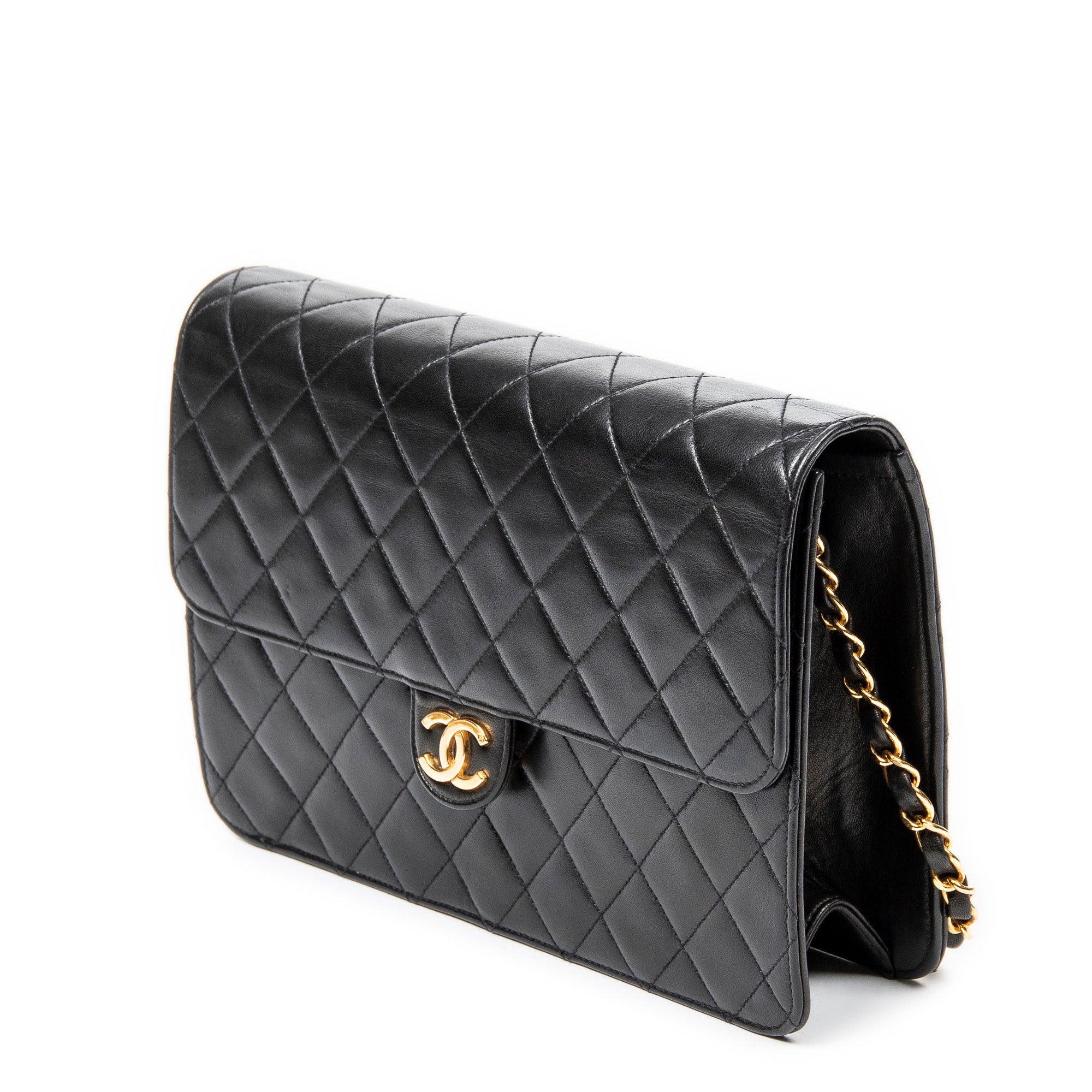 Vintage Push Lock Straight Flap