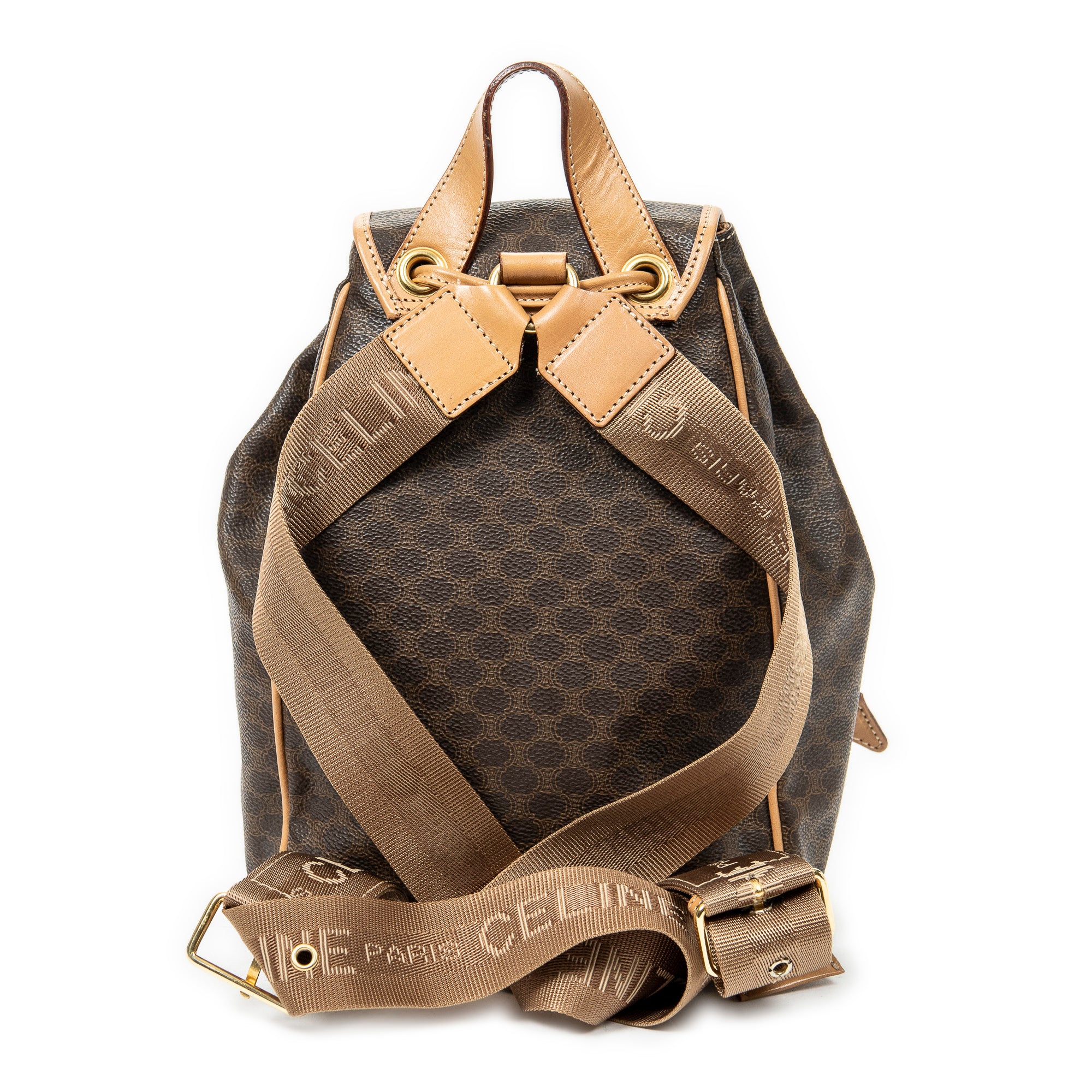 Small Flap Drawstring Backpack