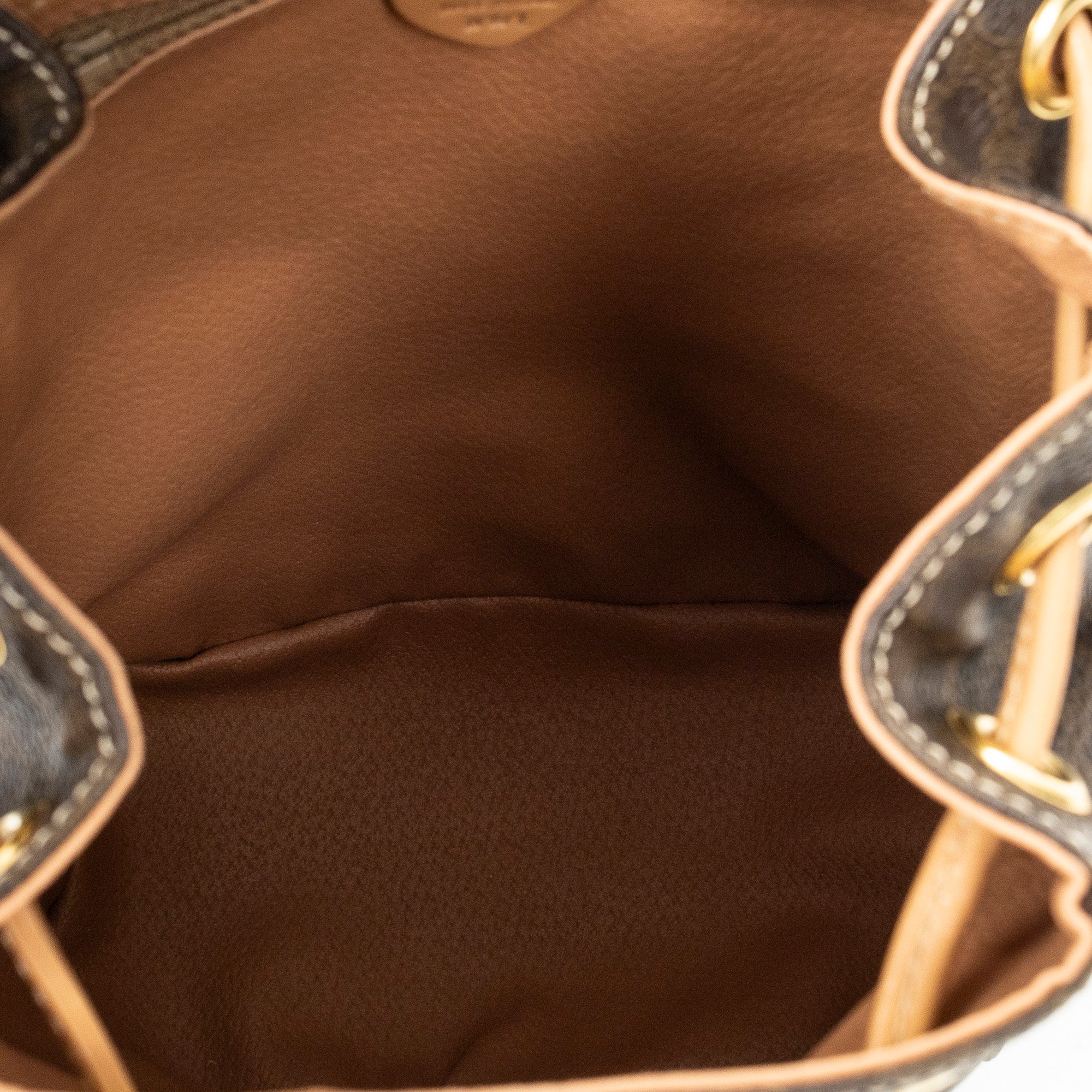 Small Flap Drawstring Backpack