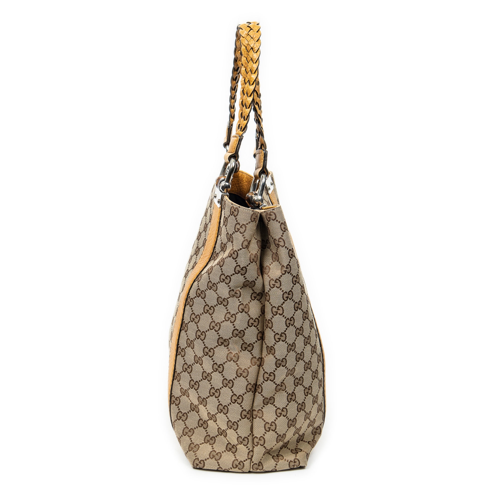 Vertical Bamboo Bar Shopper Tote