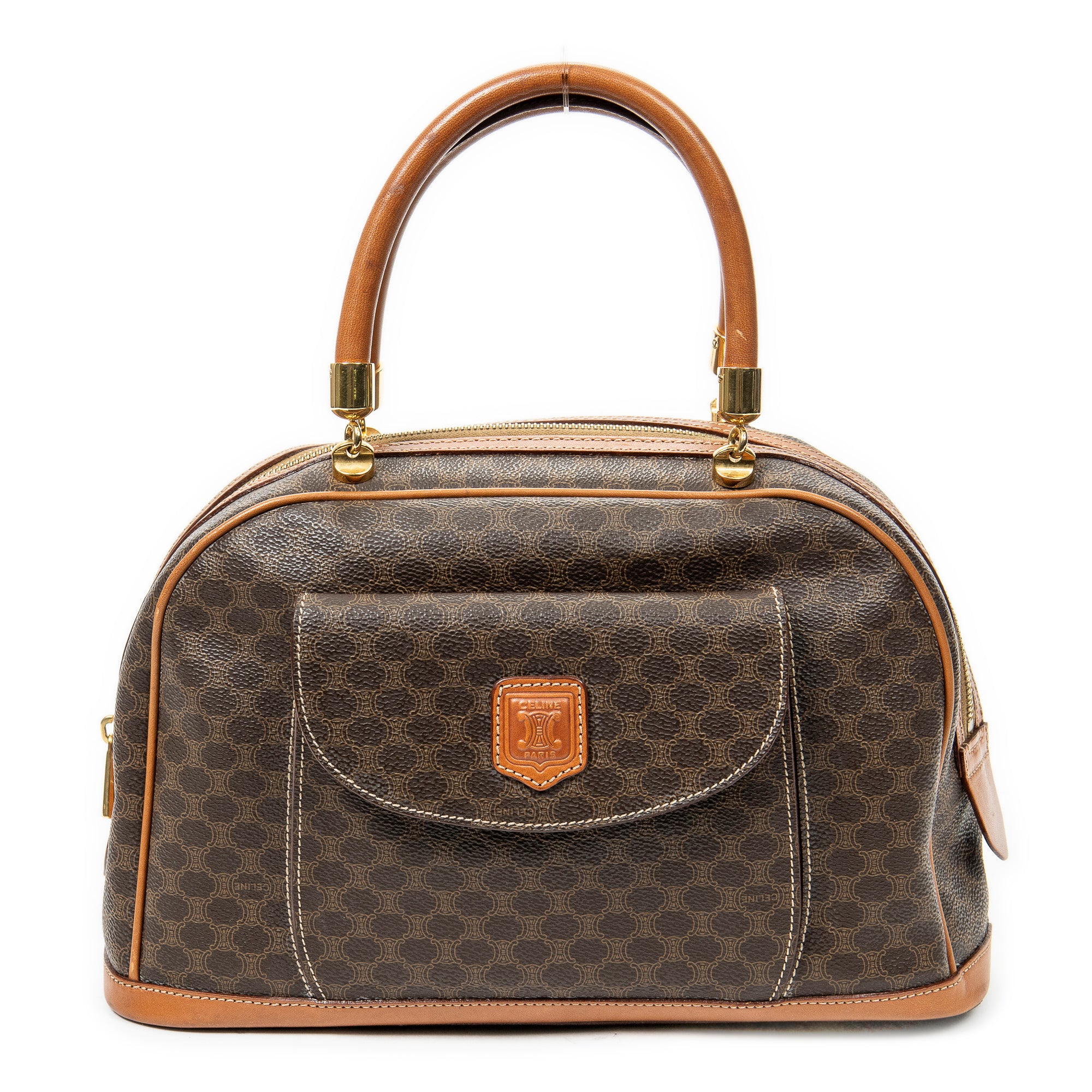 Vintage Front Pocket Dome Bag