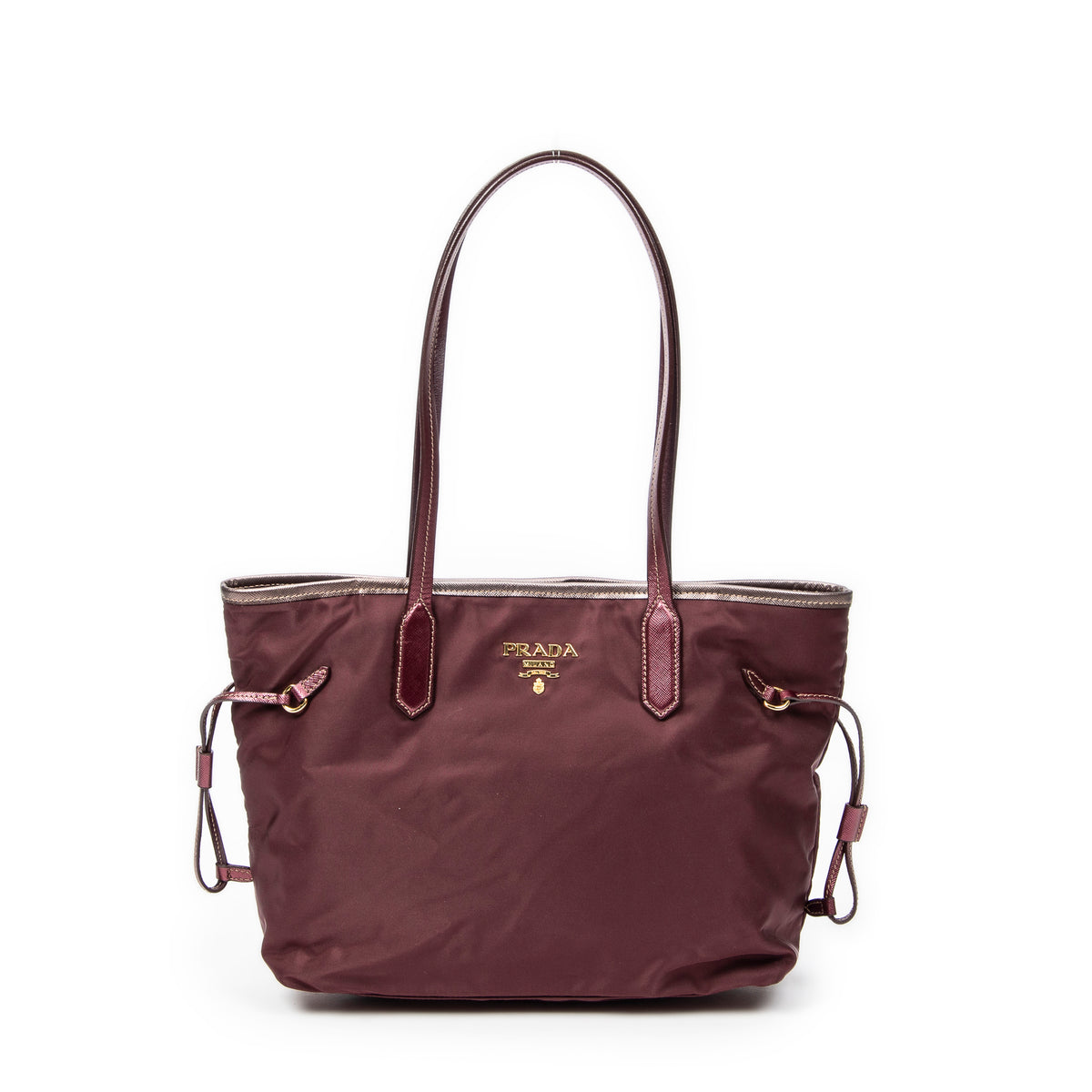 Side Drawstring Shopping Tote