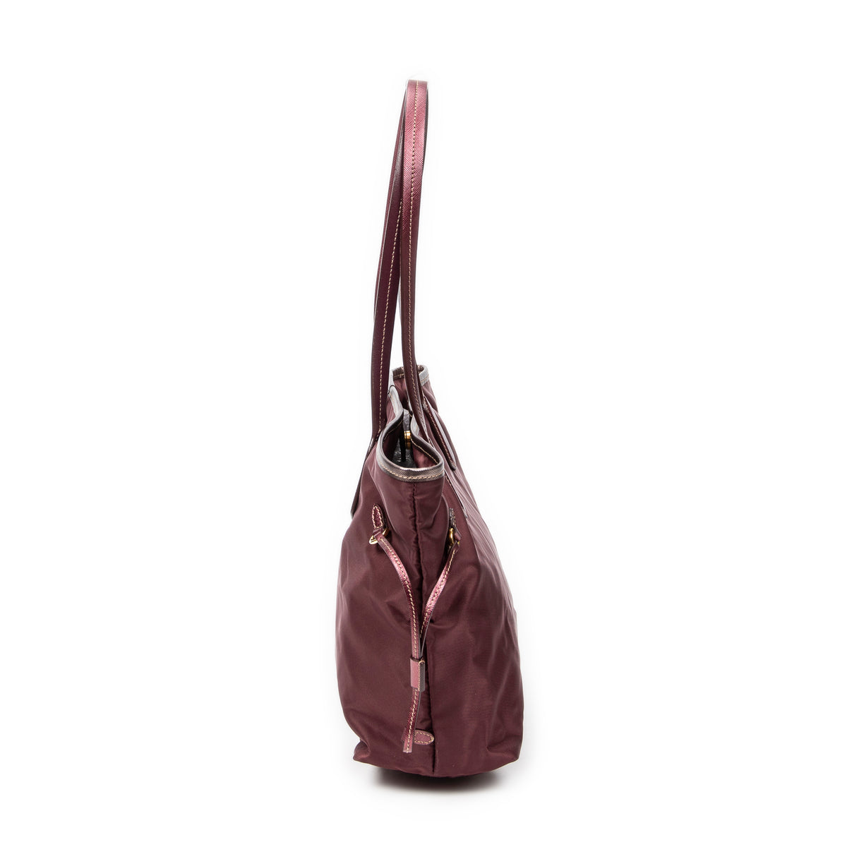Side Drawstring Shopping Tote