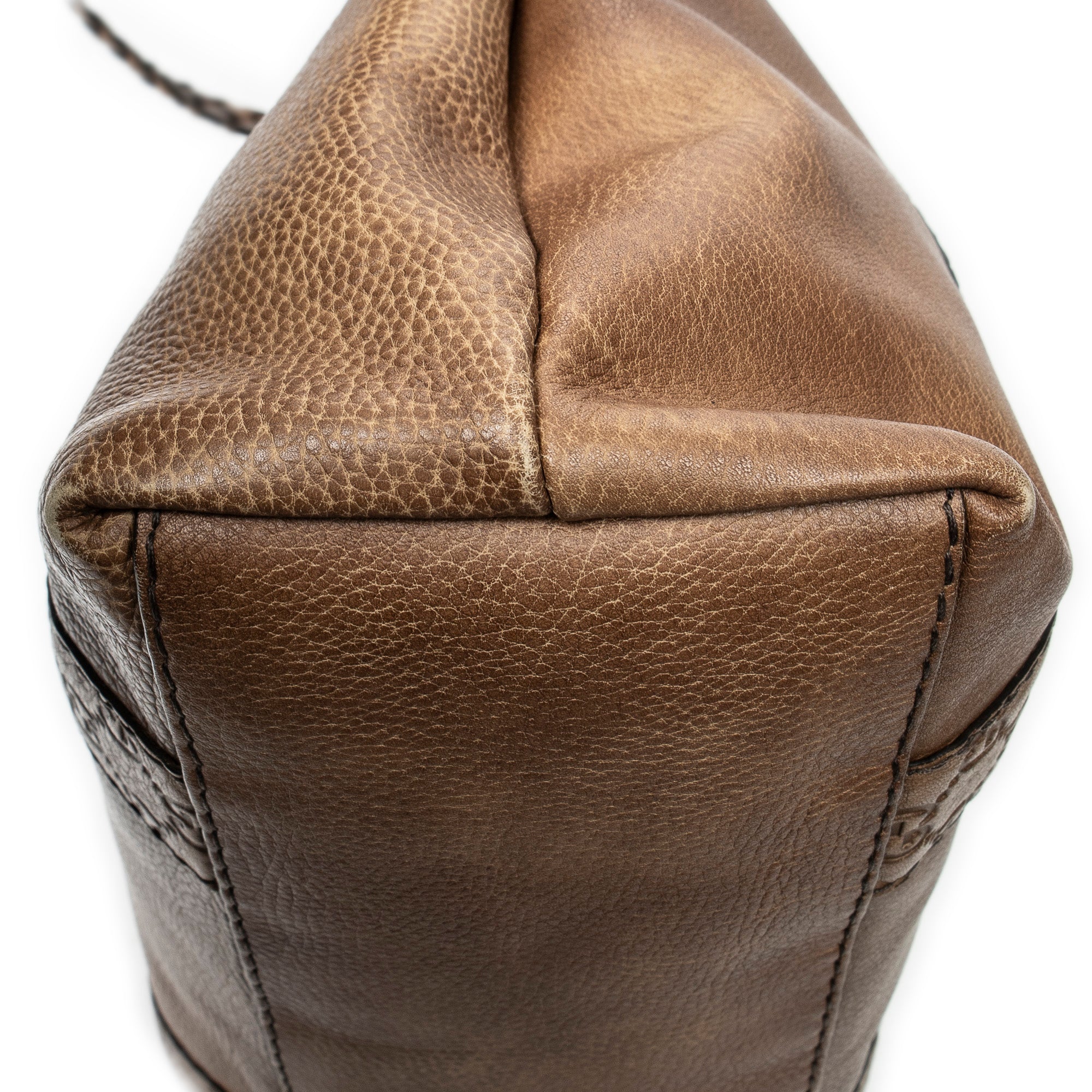 Vertical Bamboo Bar Shopper Tote