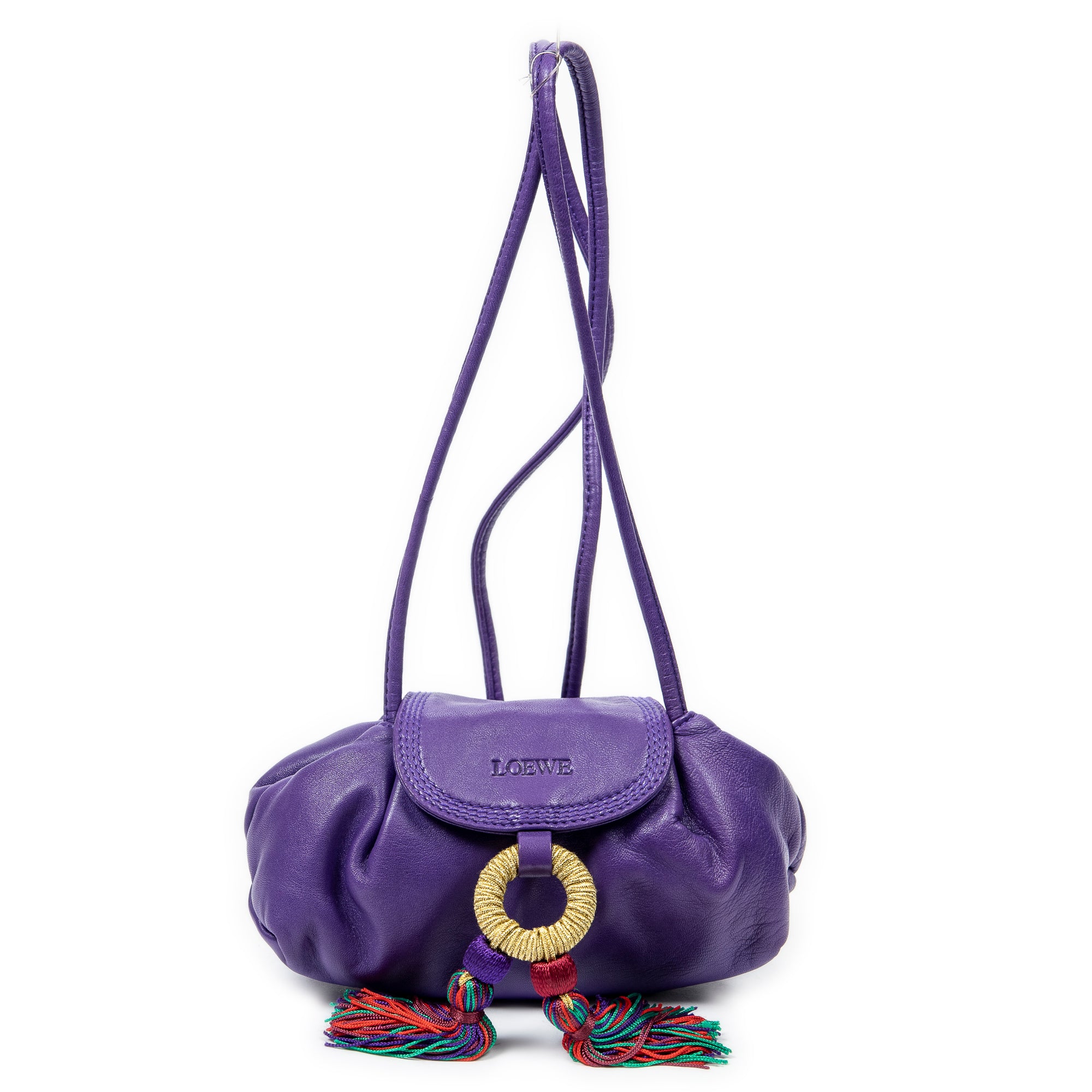 Mini Flap Fringe Crossbody