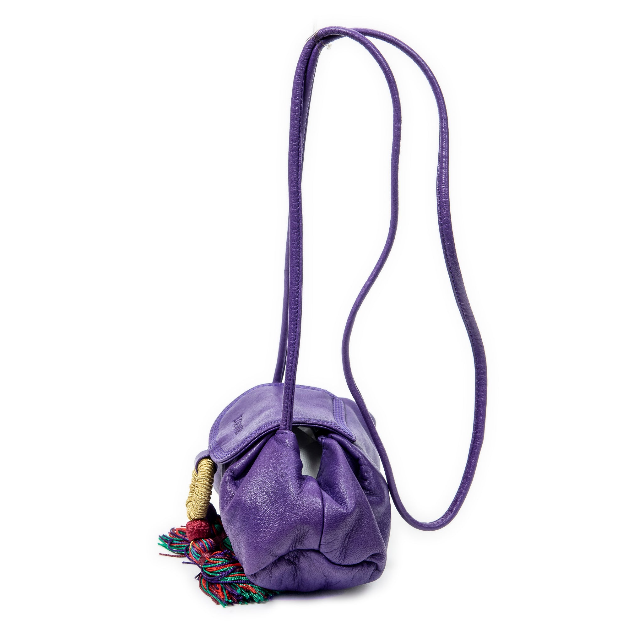 Mini Flap Fringe Crossbody