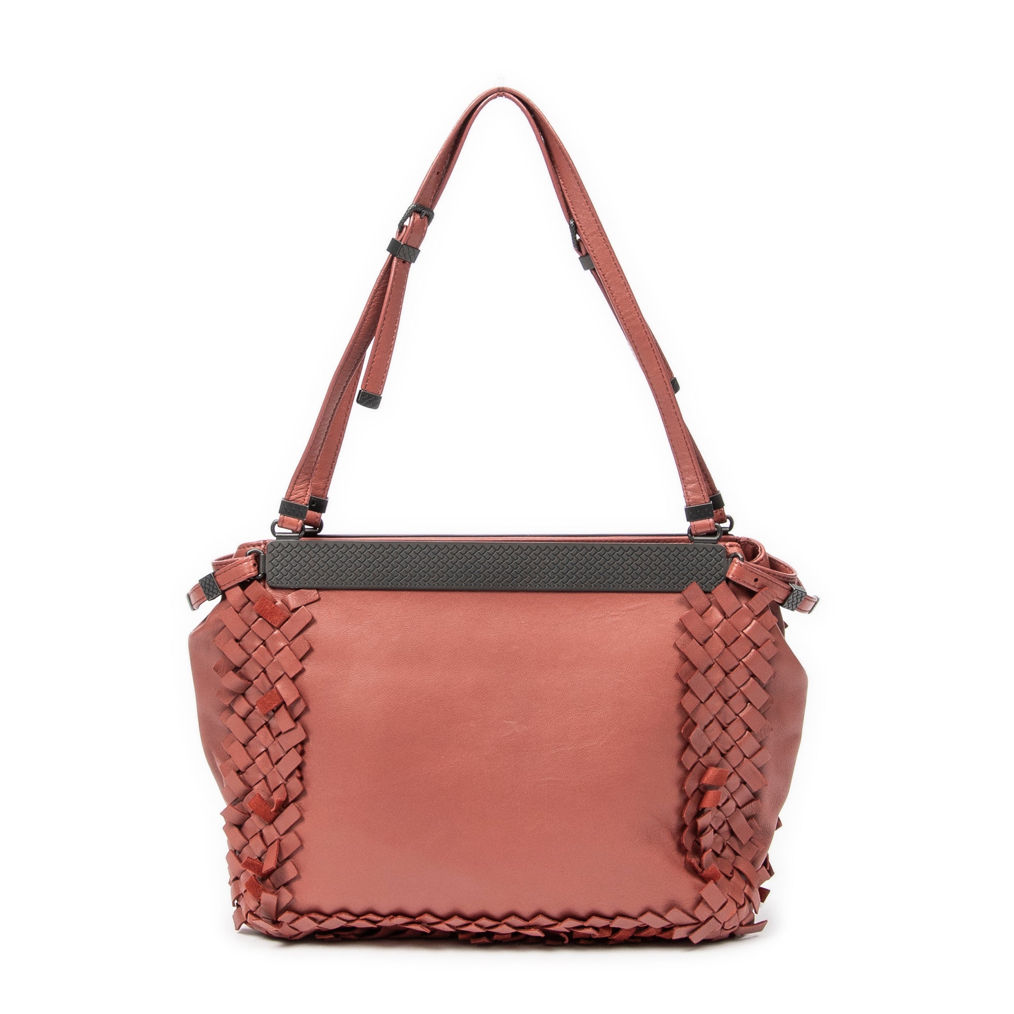 Square Fringe Frame Tote
