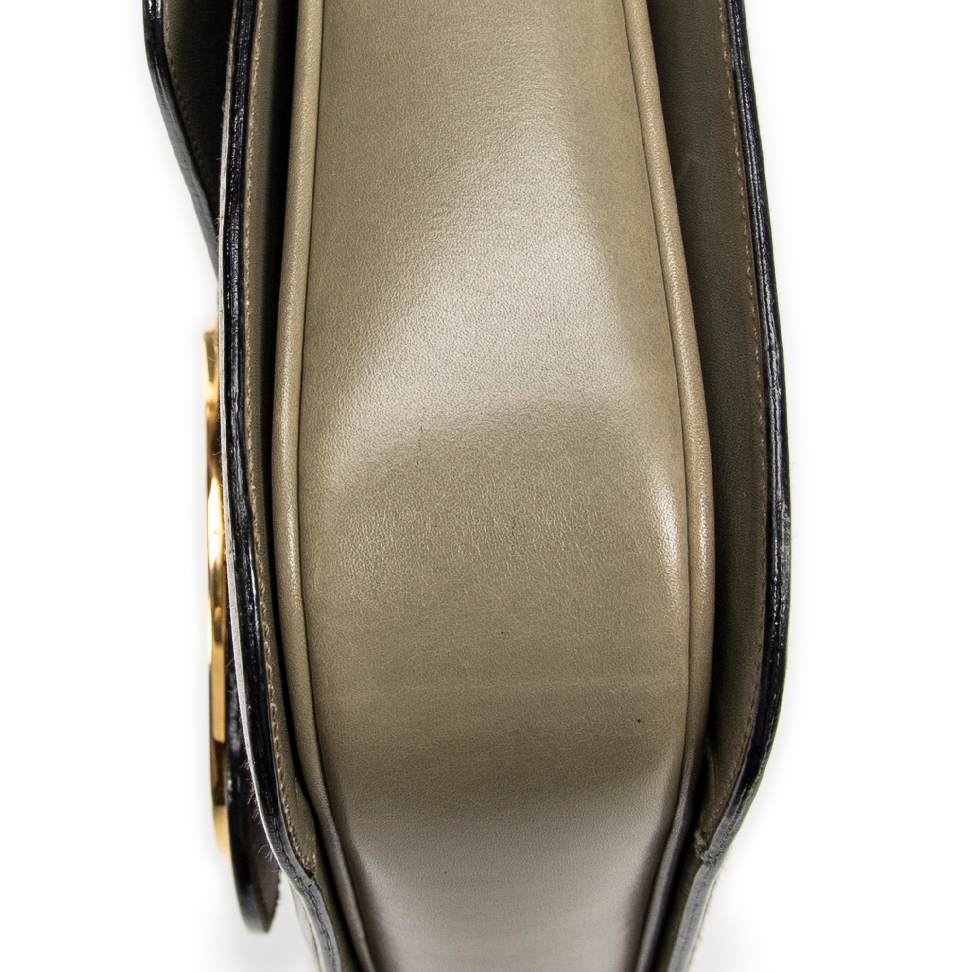 Vintage Circle Logo Flap Crossbody