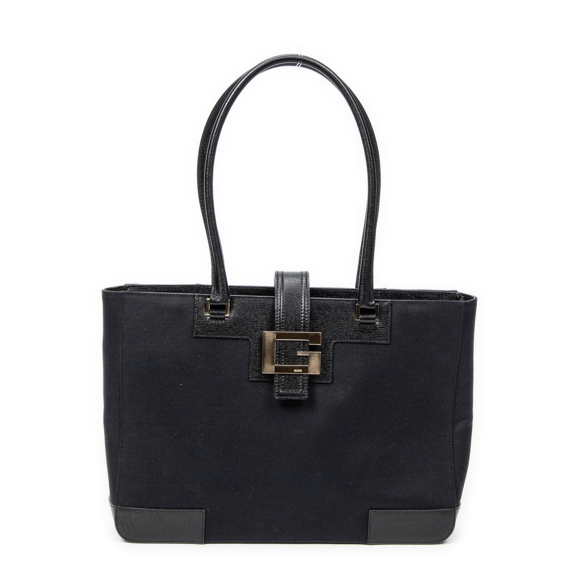 G Buckle Logo Open Tote