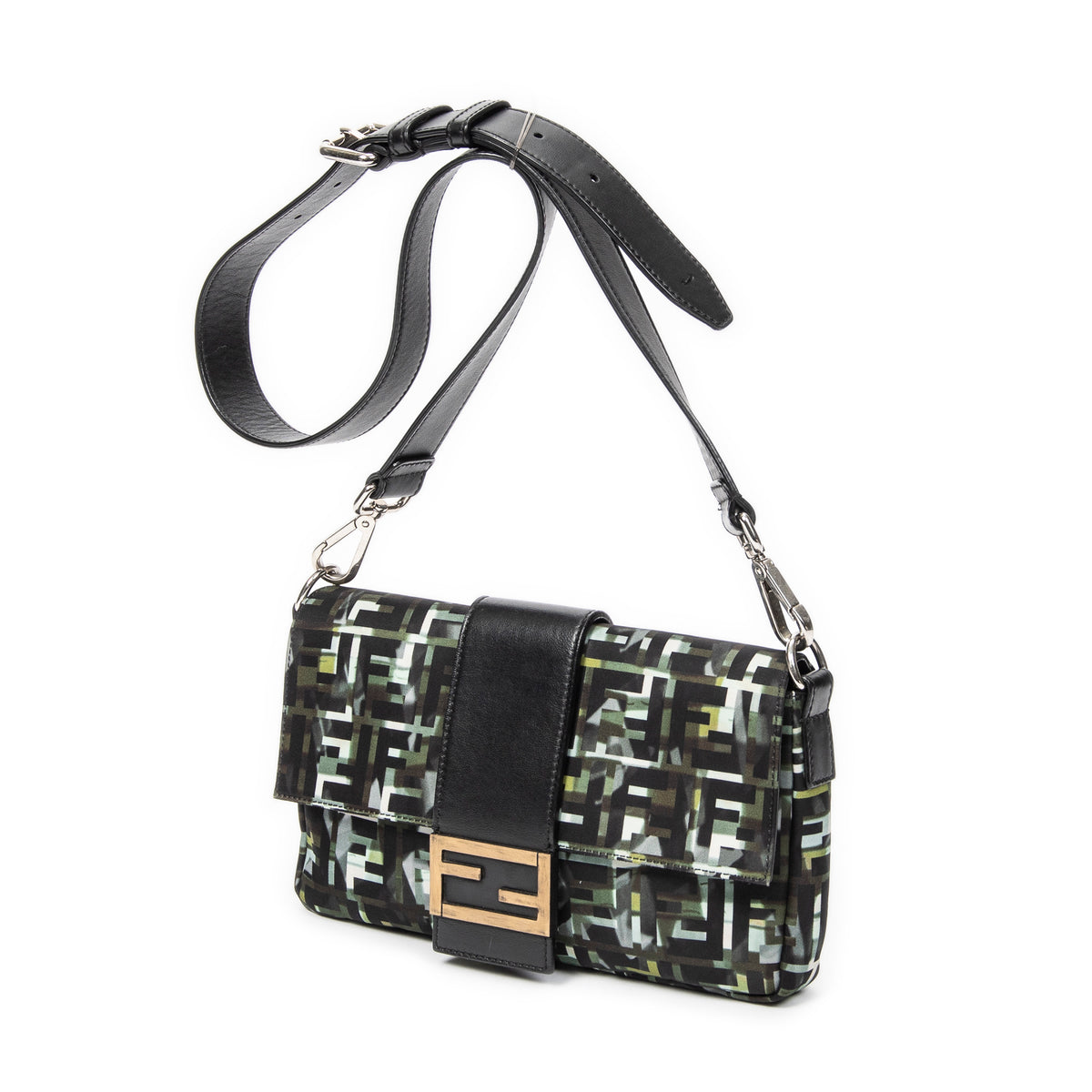 Camouflage Crossbody Baguette Belt Bag