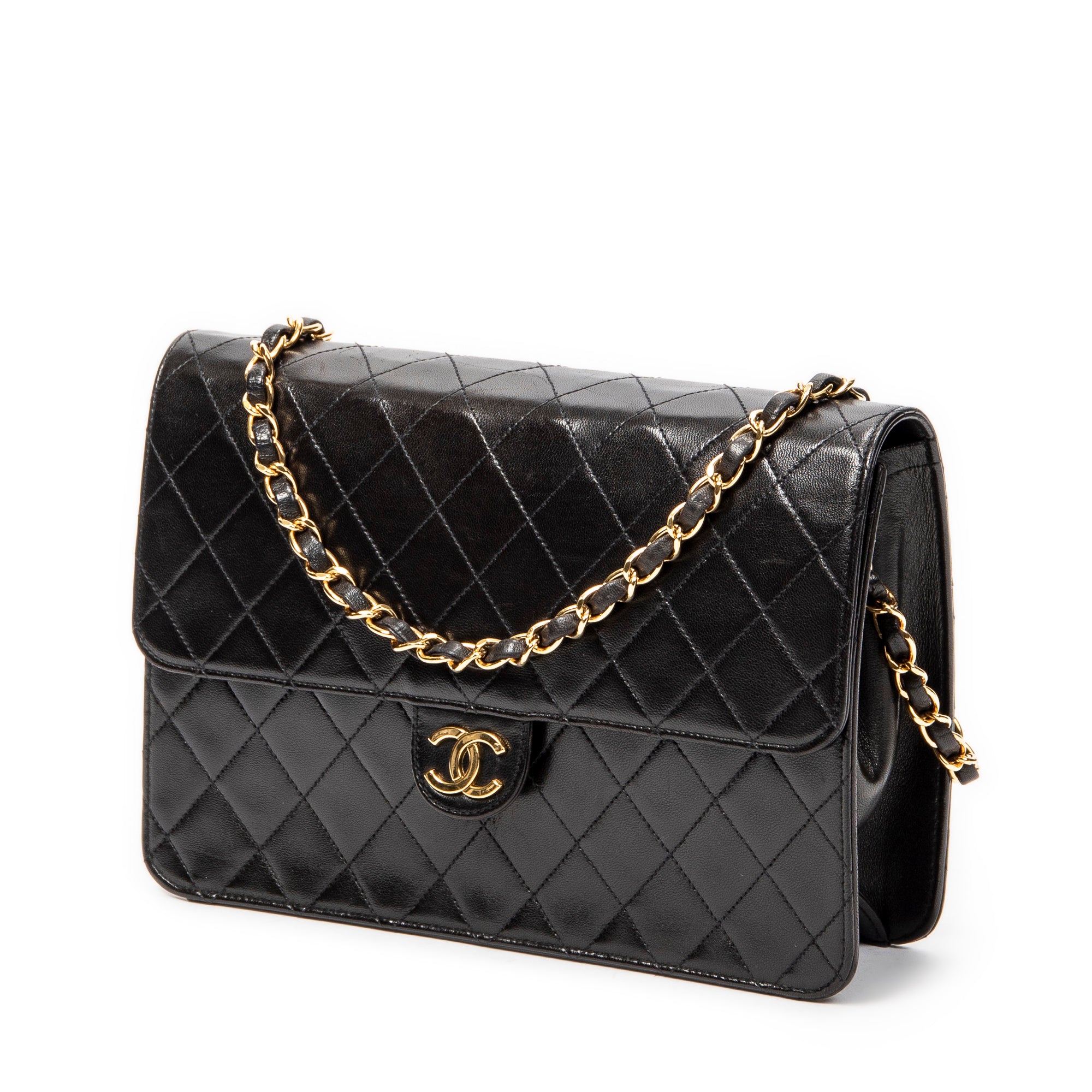 Vintage Push Lock Straight Flap