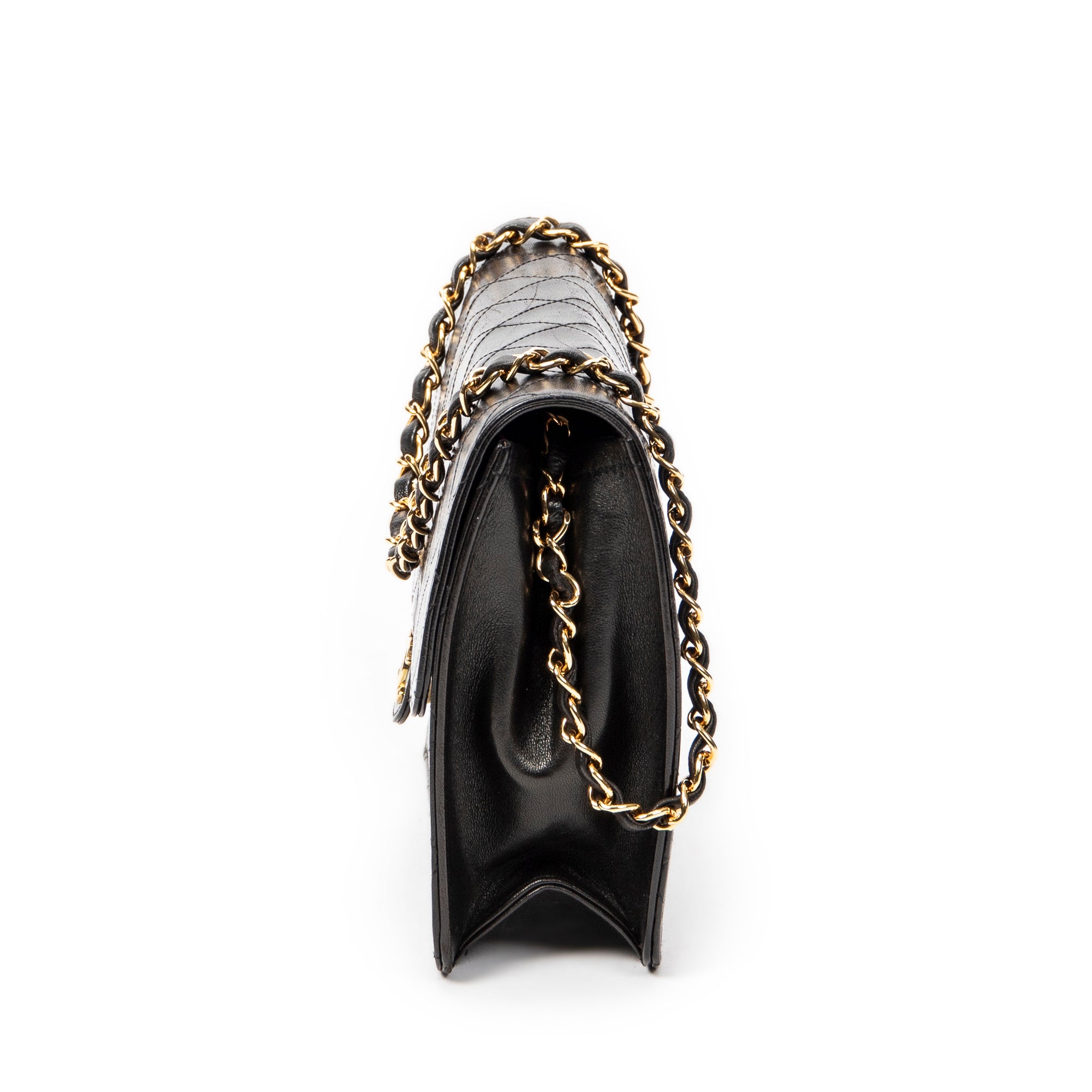 Vintage Push Lock Straight Flap