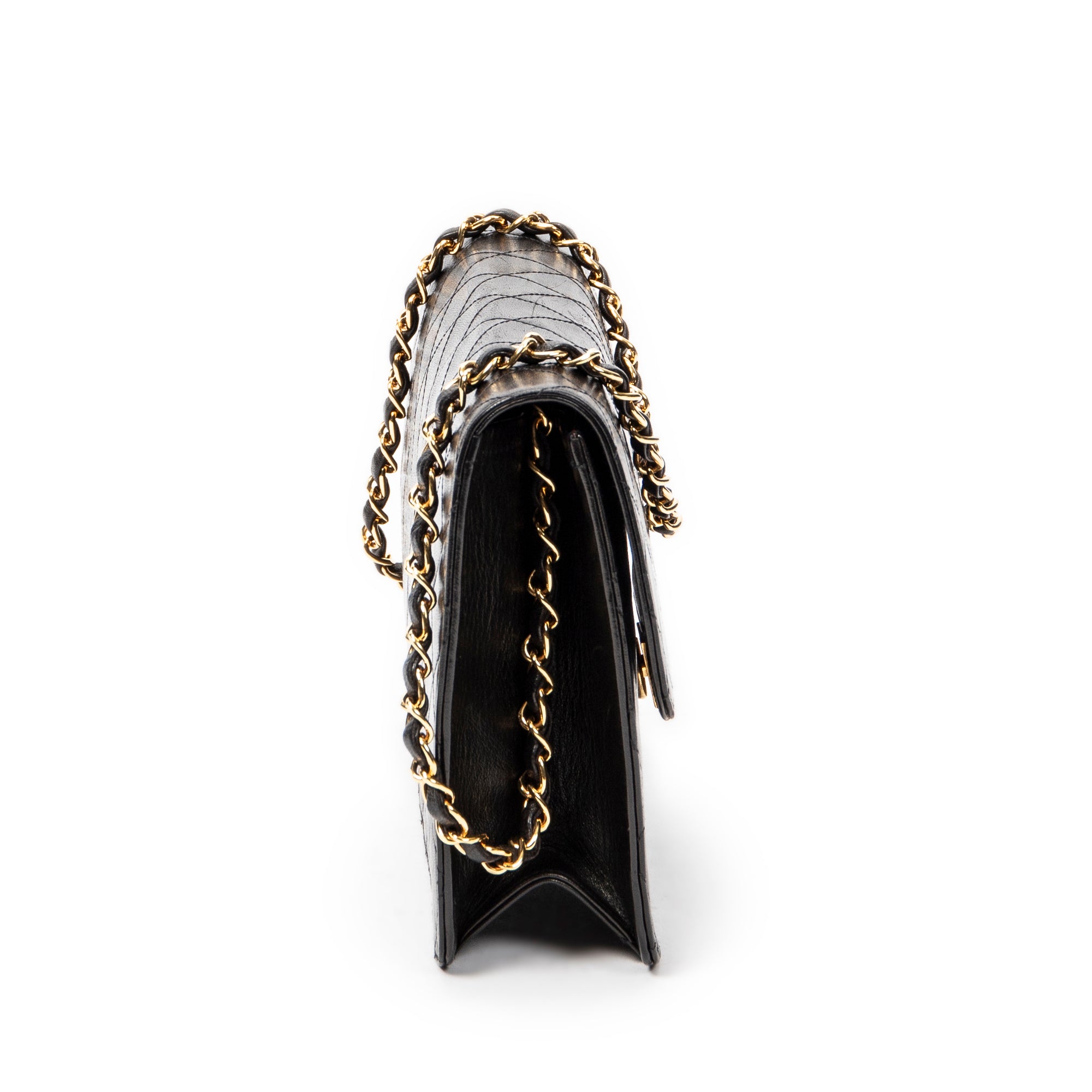 Vintage Push Lock Straight Flap