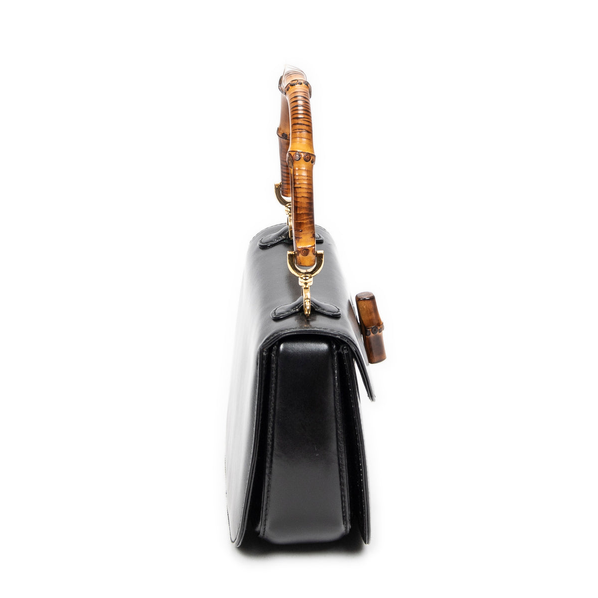 Small Bamboo Top Handle Flap