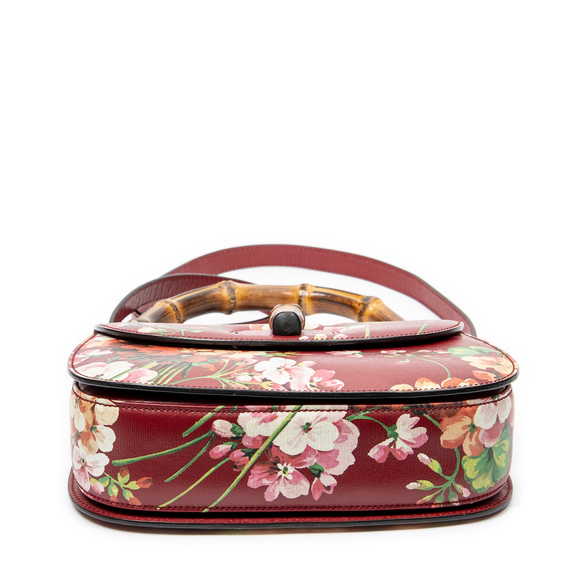 Medium Bamboo Top Handle Flap