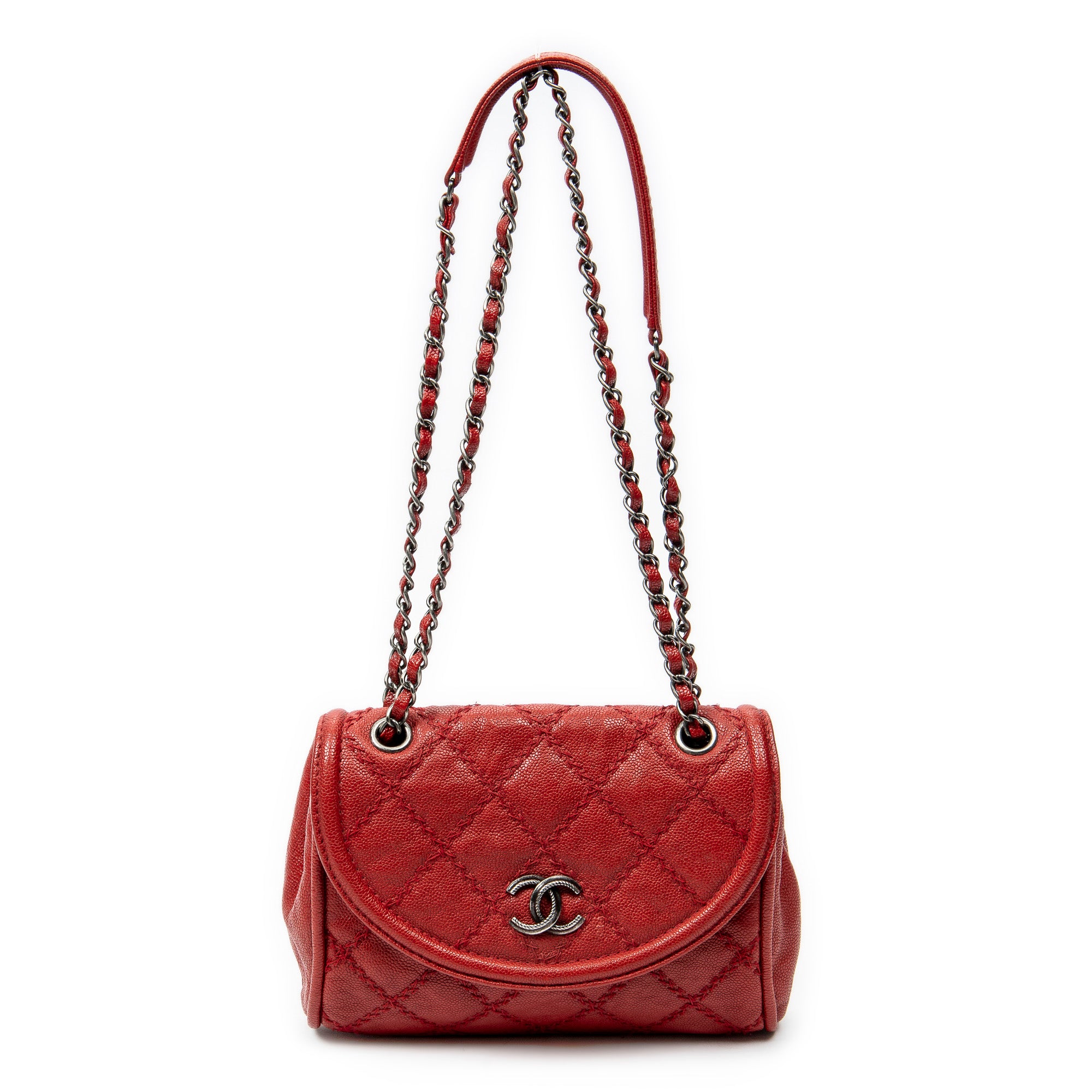 CC Ultimate Stitch Chain Round Flap