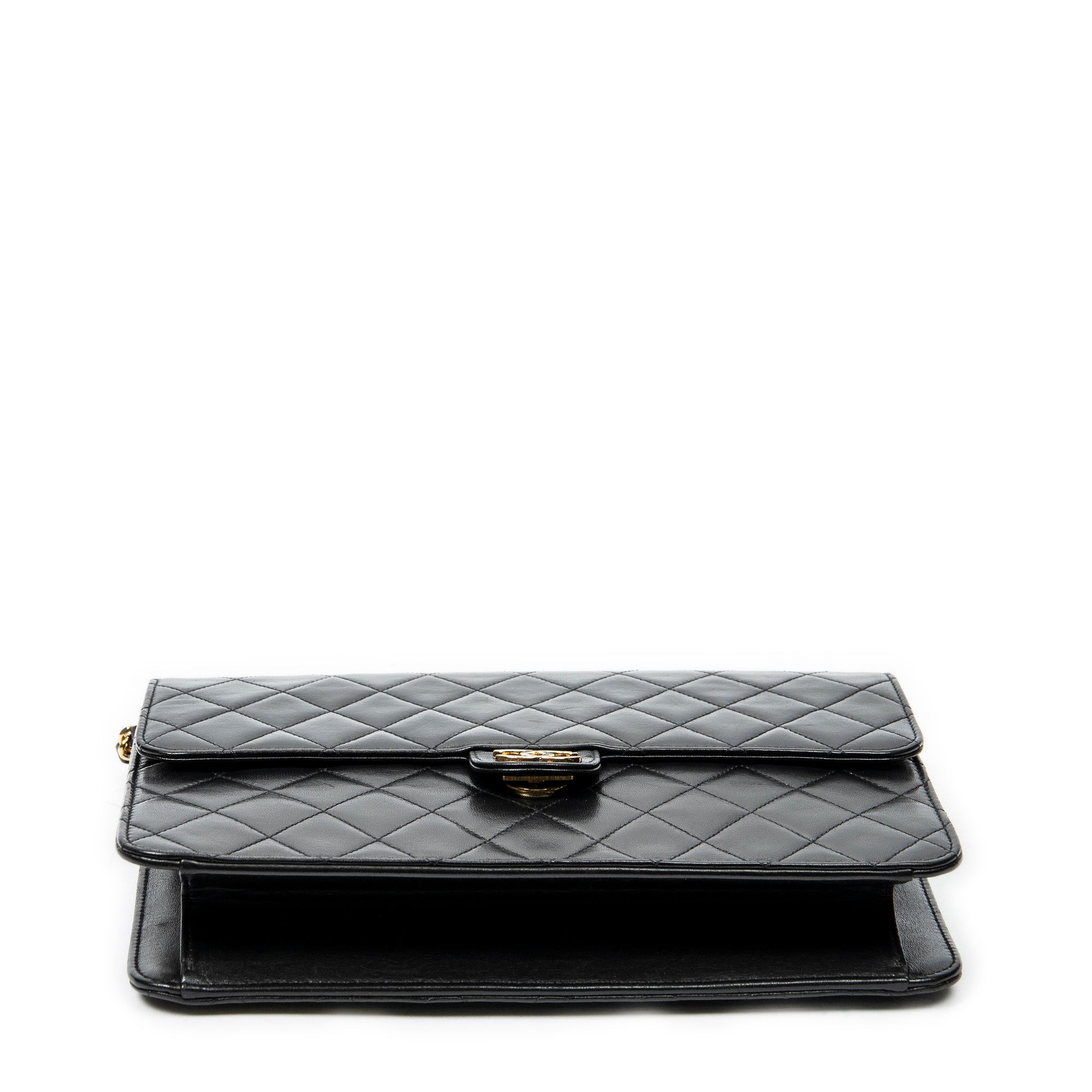 Vintage Push Lock Straight Flap