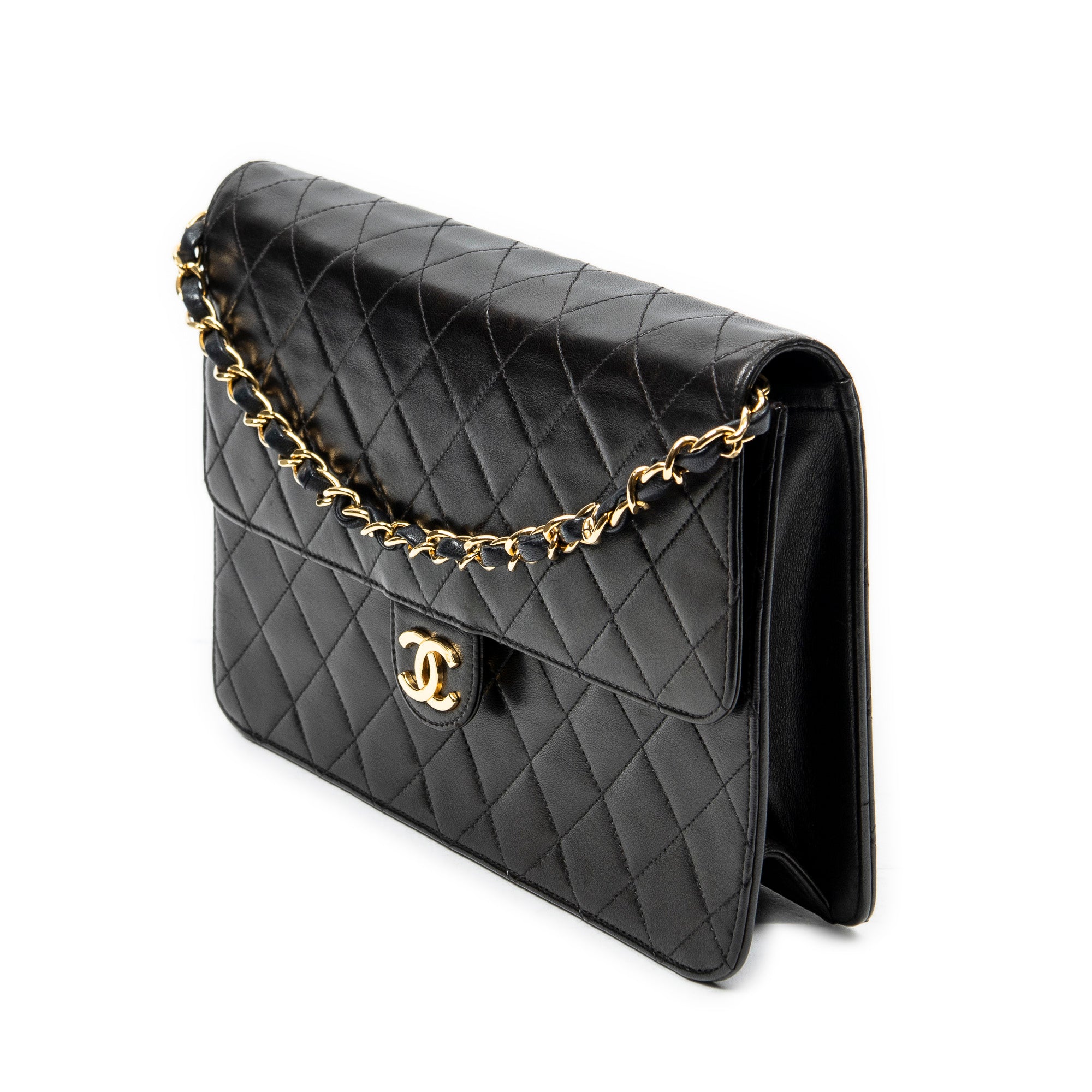 Vintage Push Lock Straight Flap