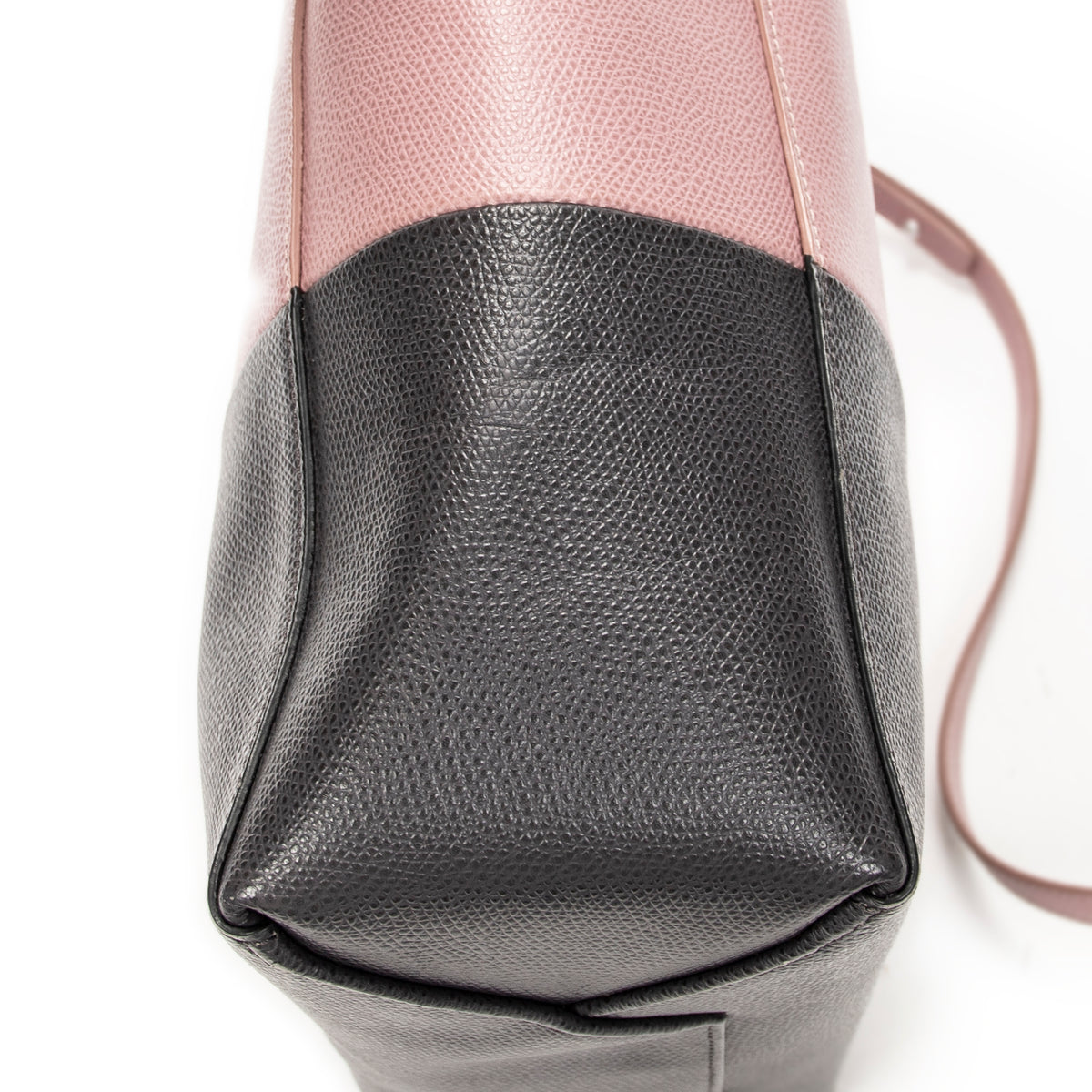 Small Bicolor Vertical Cabas Tote