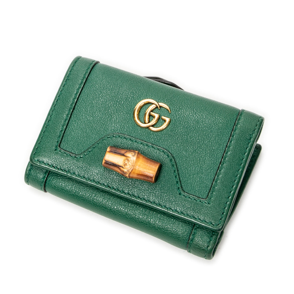 GG Diana Bamboo Trifold Wallet