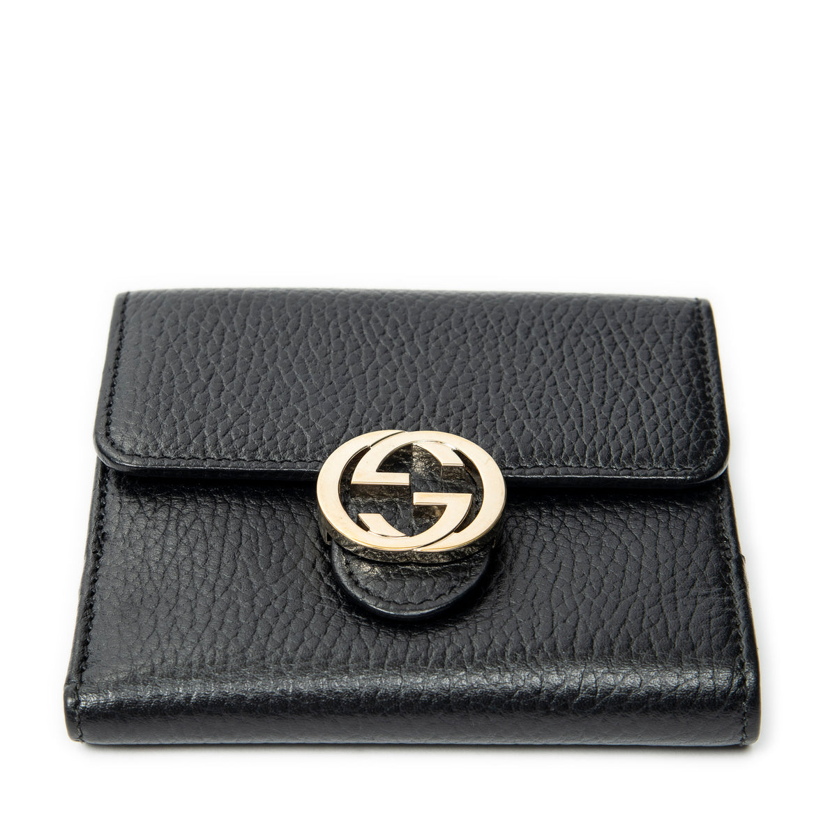 Interlocking G Compact French Wallet