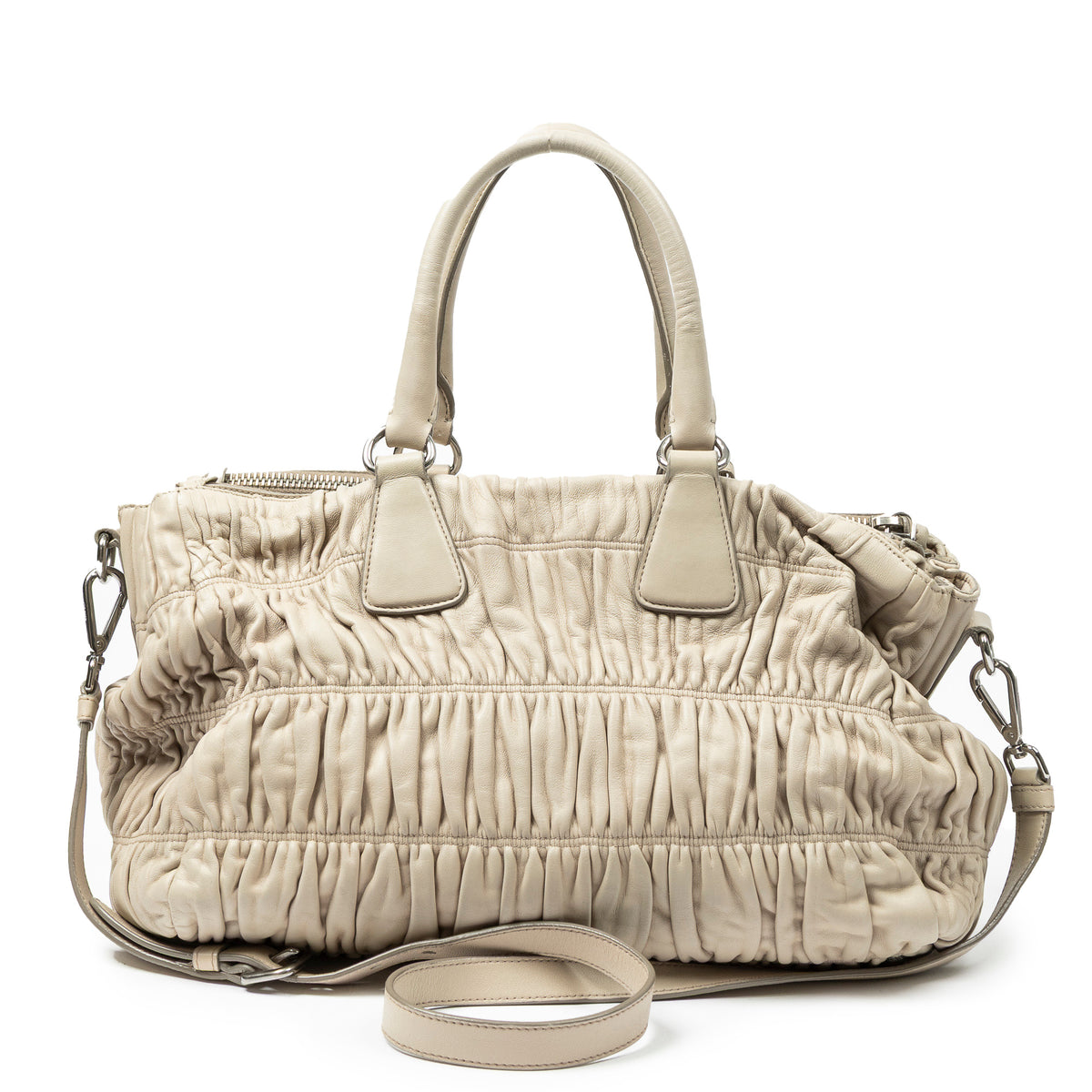 Horizontal Convertible Gaufre Tote