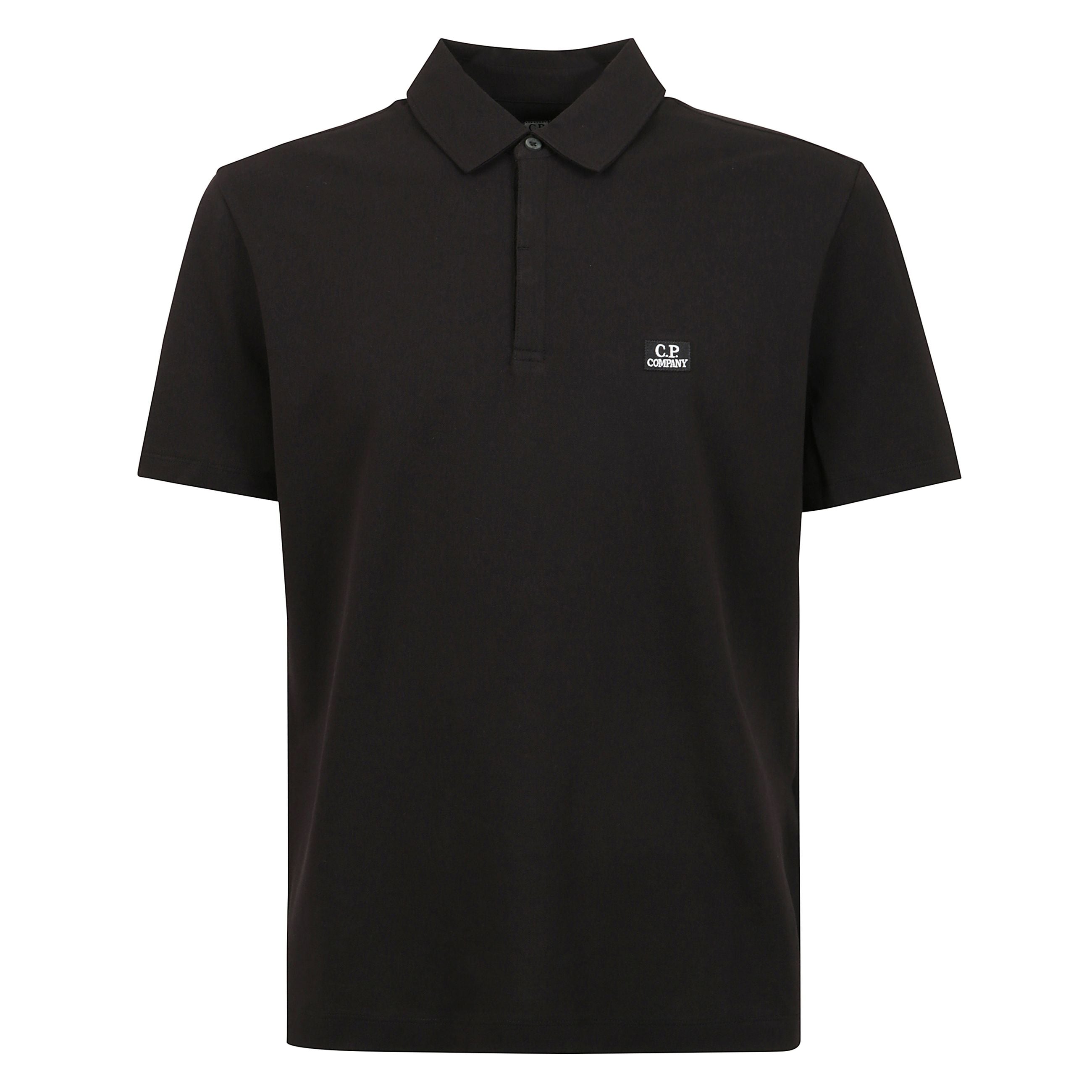 Polo in cotone con colletto classico, chiusura a due bottoni e fit regolare, logo ricamato sul petto