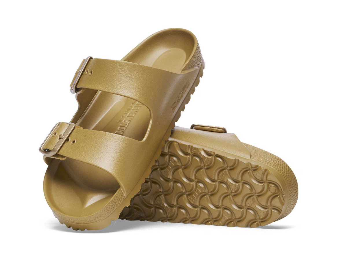 Birkenstock Arizona EVA Glamour Gold Metallic Sandals