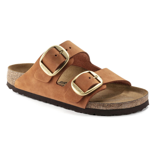 Arizona Big Buckle Nubuck Leather Pecan
