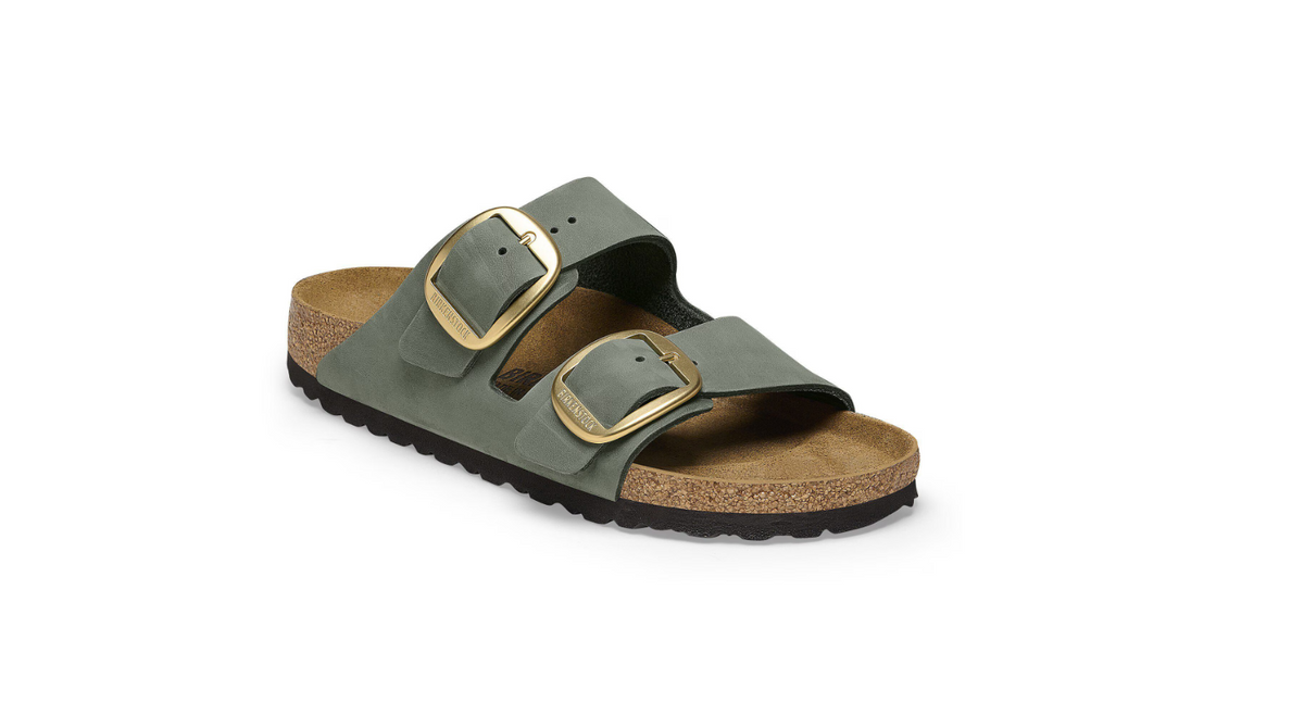 Birkenstock Arizona Big Buckle Nubuck Leather Thyme