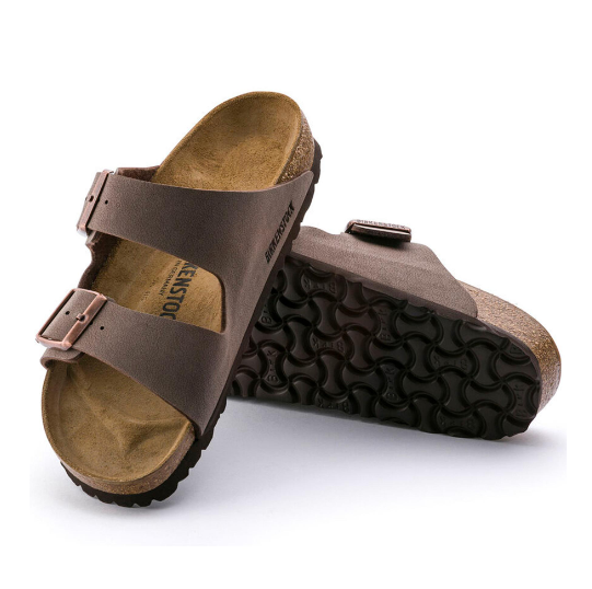 Birkenstock Arizona Birkibuc Mocha Sandals