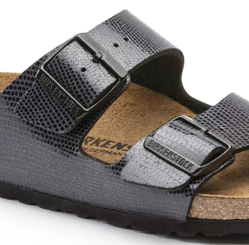 Birkenstock Arizona Birko-Flor Magical Metallic Midnight Sandals