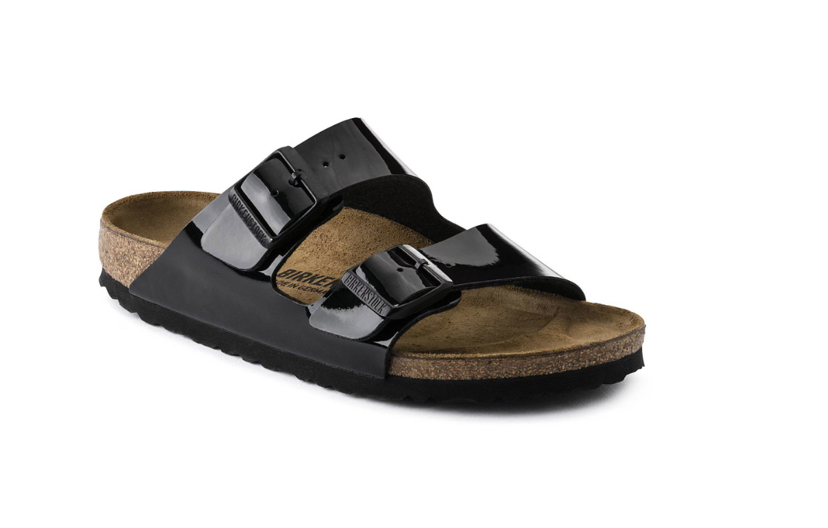 Birkenstock Arizona Birko-Flor Patent Black Patent Sandals