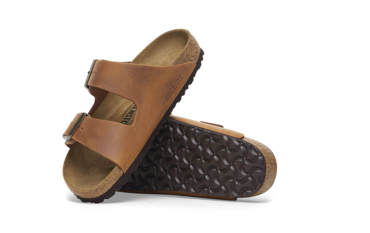 Birkenstock Arizona Oiled Leather Cognac Sandals