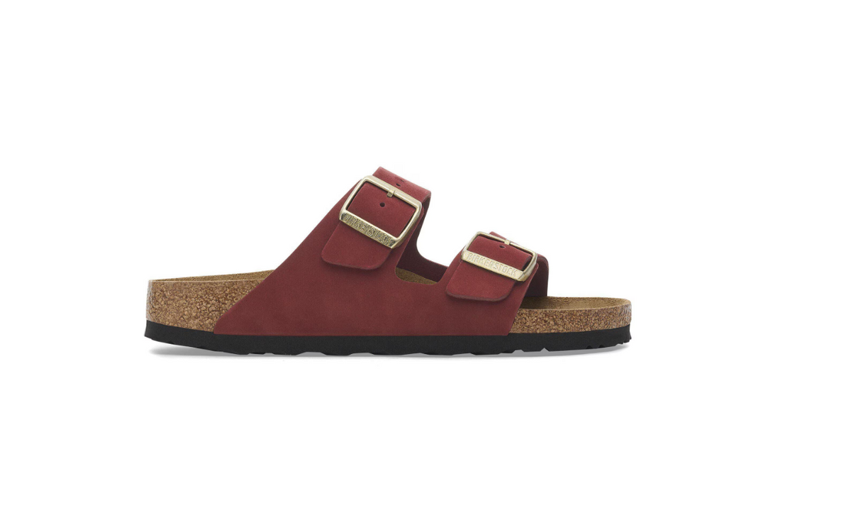 Birkenstock Arizona Soft Footbed Nubuck Leather Zinfandel