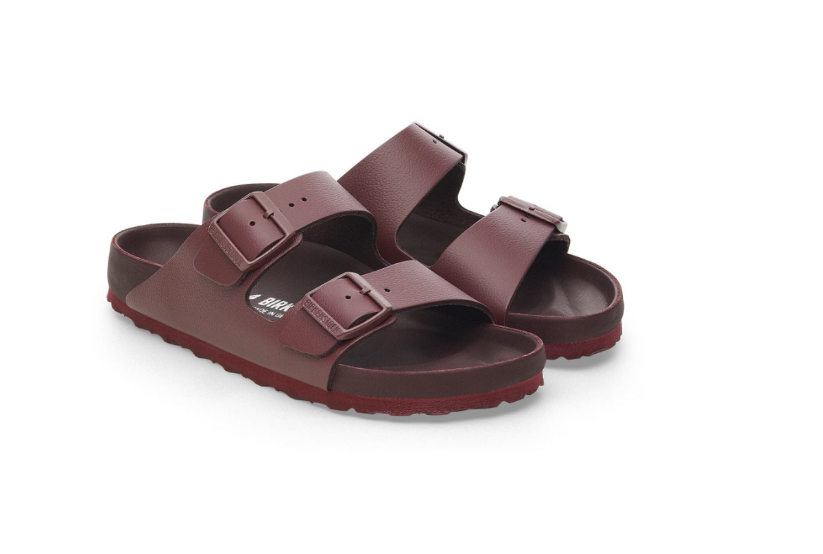 Birkenstock Arizona Exquisite Natural Leather Zinfandel