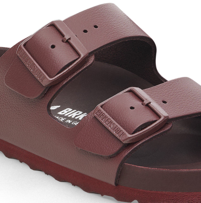 Birkenstock Arizona Exquisite Natural Leather Zinfandel