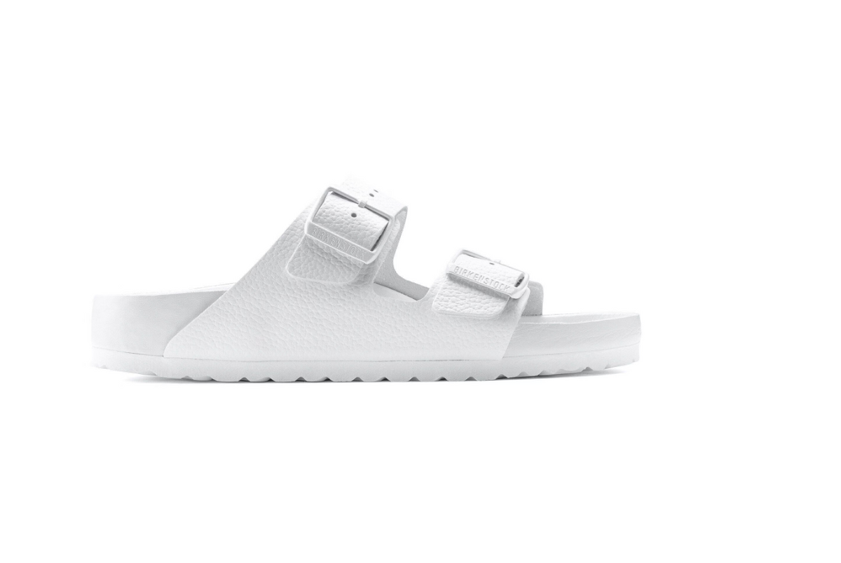 Birkenstock Arizona Exquisite Natural Leather White Sandals