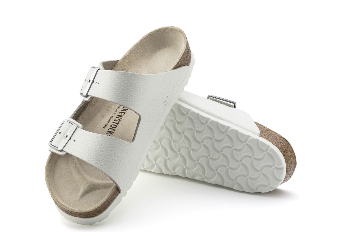 Birkenstock Arizona Natural Leather White