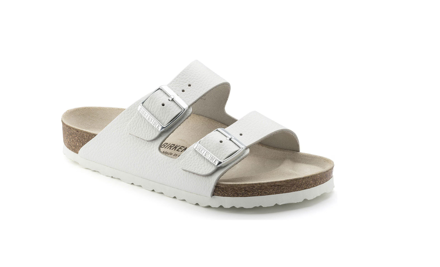 Birkenstock Arizona Natural Leather White