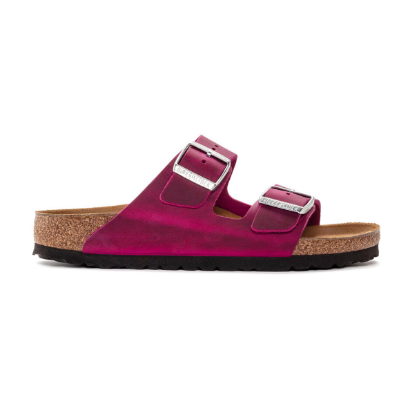 Birkenstock Arizona Oiled Leather Festival Fuchsia