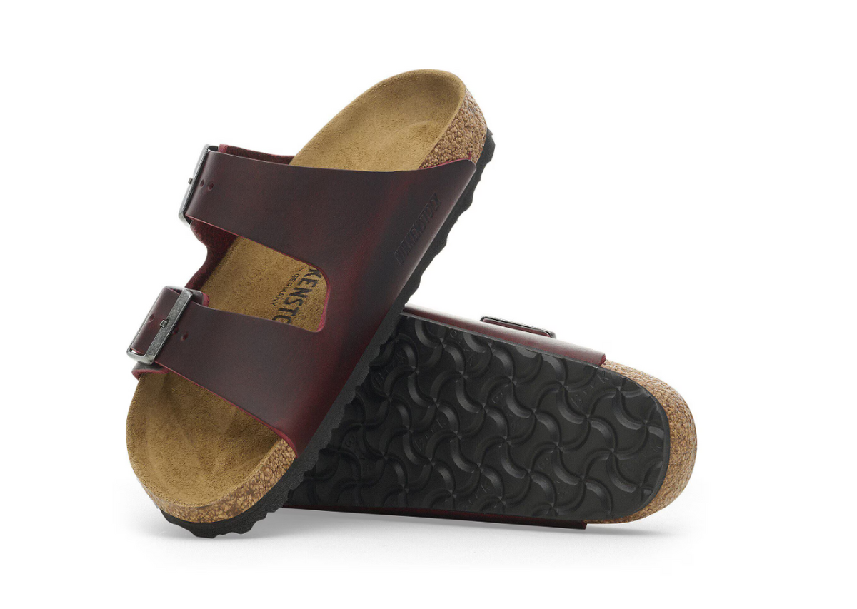 Birkenstock Arizona Oiled Leather Zinfandel