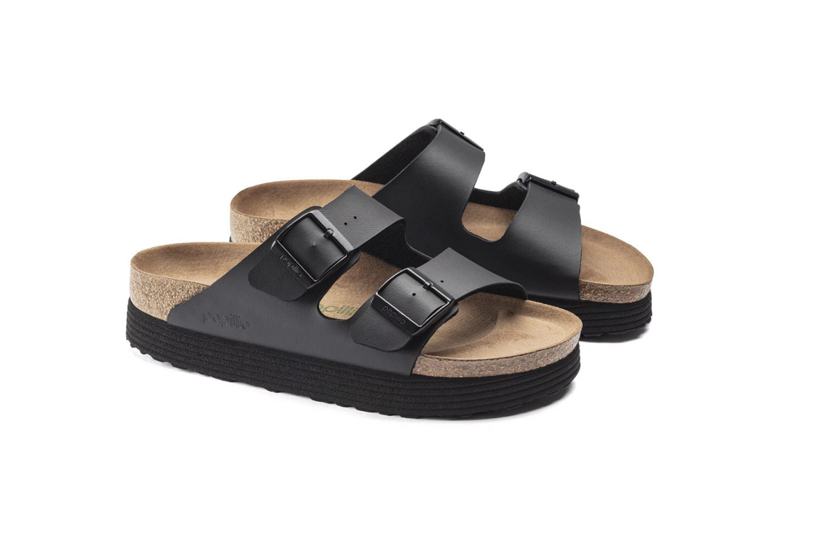 Birkenstock Arizona Platform Vegan Birko-Flor Black