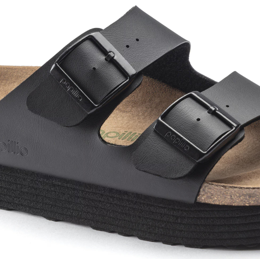 Birkenstock Arizona Platform Vegan Birko-Flor Black